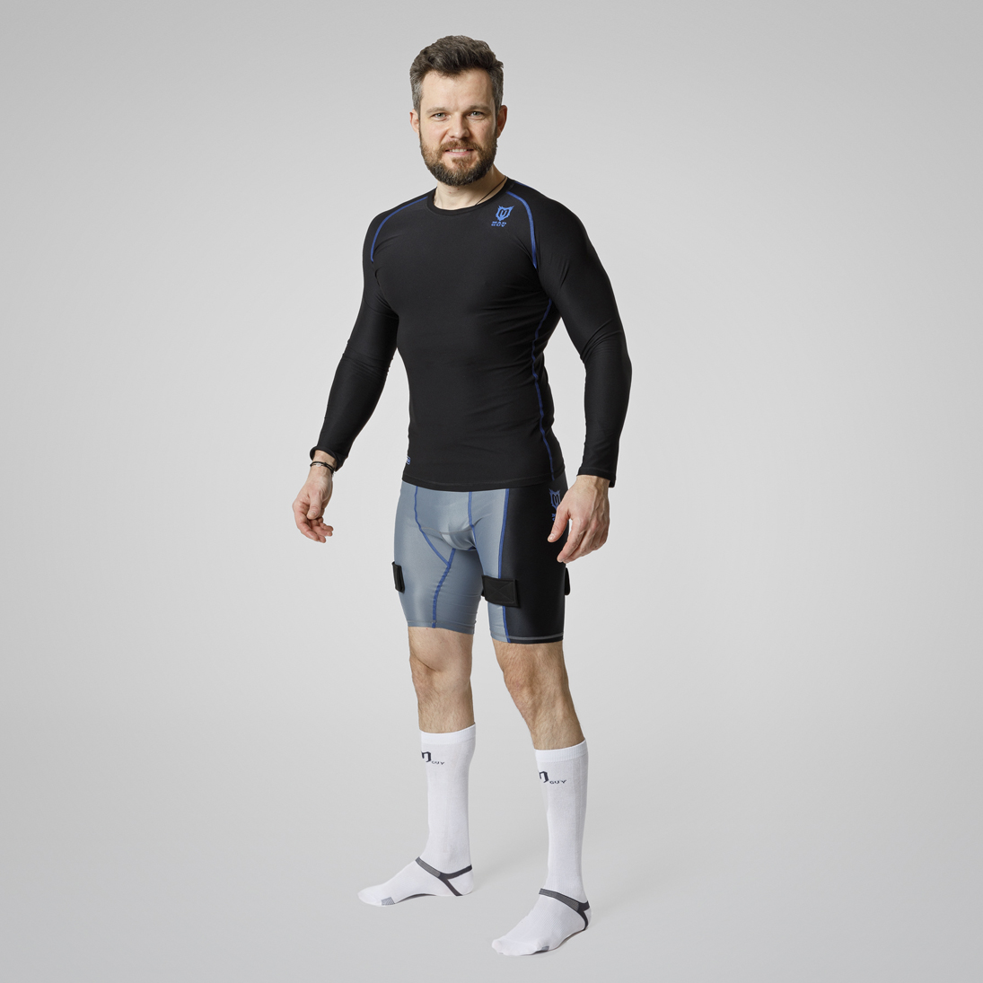 Шорты с защитной пластиковой раковиной Mad Guy Basic Compression SR