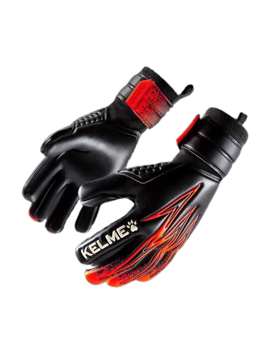 Вратарские перчатки Kelme Training Level Goalkeeper Gloves 9896409-009 Black\Orange