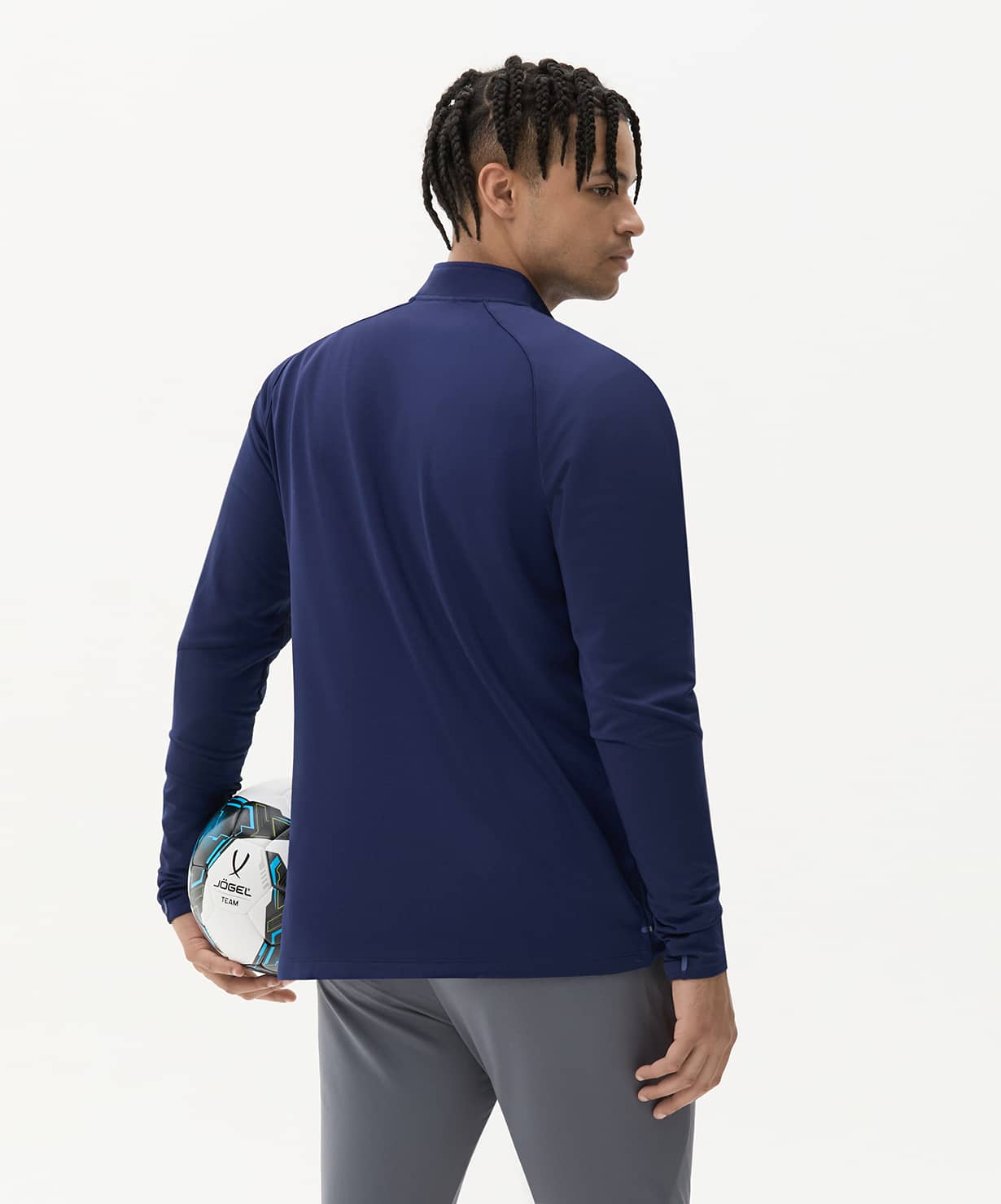 Джемпер тренировочный Jogel PREMIER PerFormDRY Training 1/4 Zip Fleece Top, темно-синий