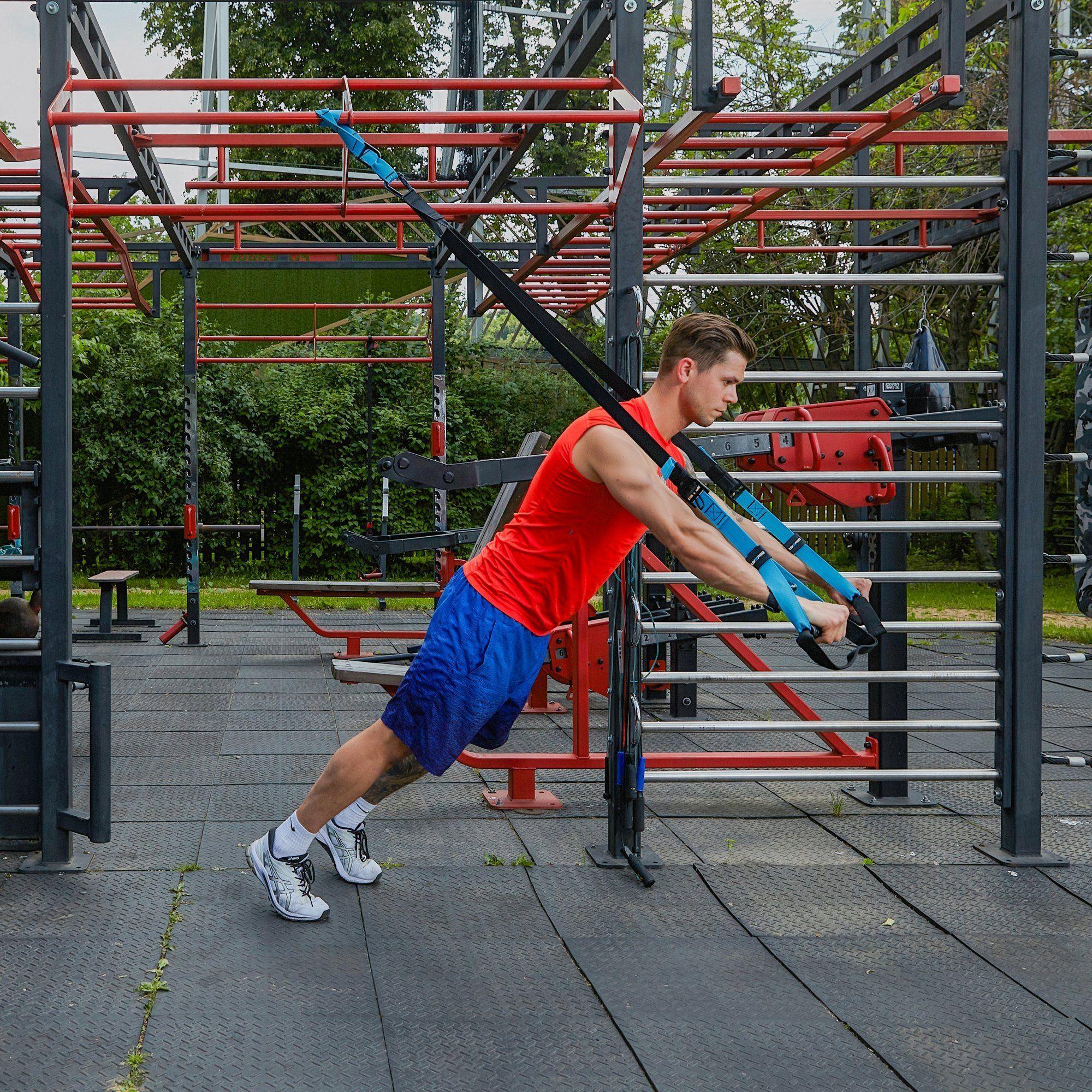 Функциональные петли, обновленный карабин Live Pro Suspension Trainer NL\LP8162B\00-00-00 черный\синий