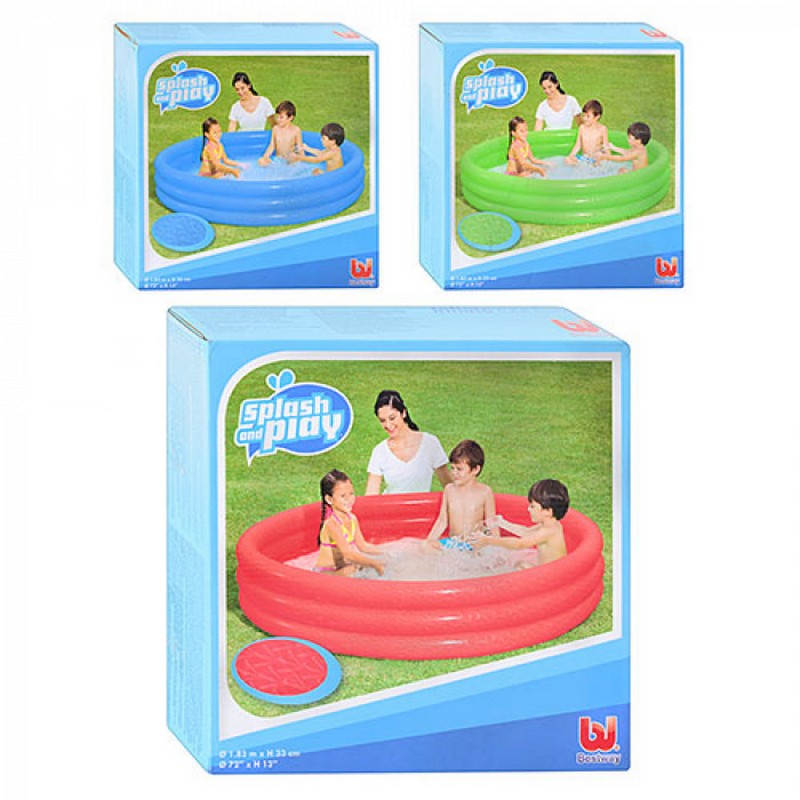 Детский надувной бассейн 183x33см Bestway 51027
