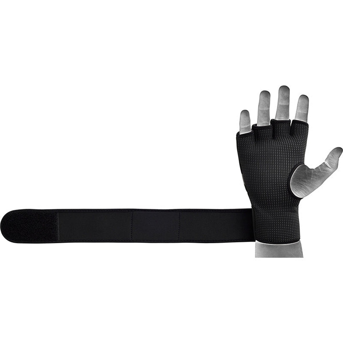 Перчатки тренировочные RDX Grappling Neoprene T15 M GGN-T15MB черный матовый