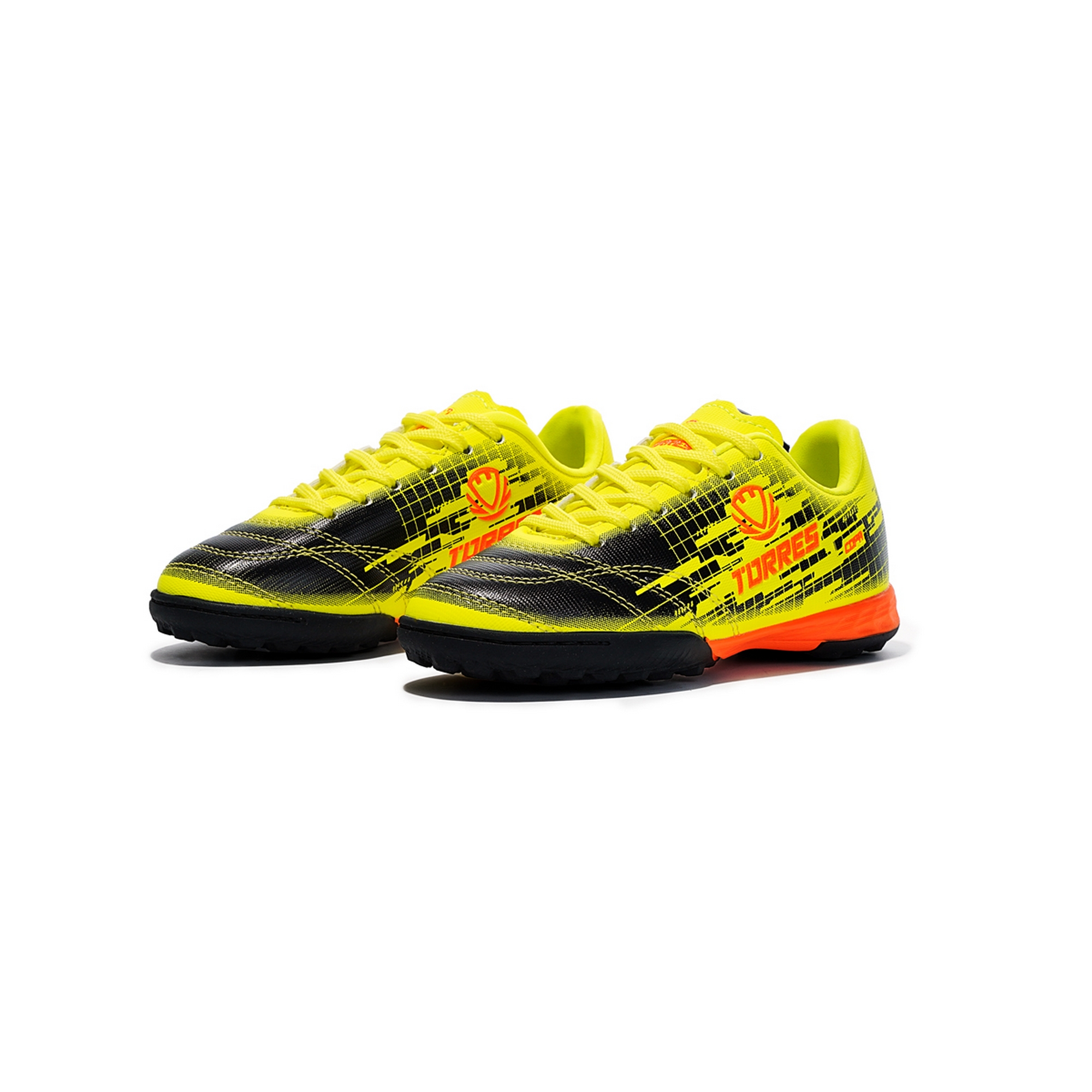 Бутсы футбольные (многошиповки) детские Torres COPA KID TS234238-614 чёрно-жёлтый