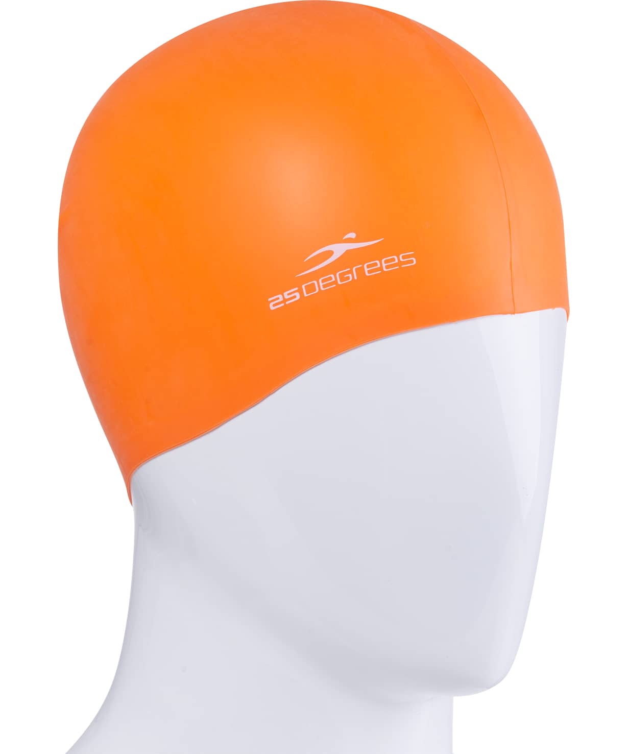 Шапочка для плавания 25DEGREES Nuance Orange, силикон, детский