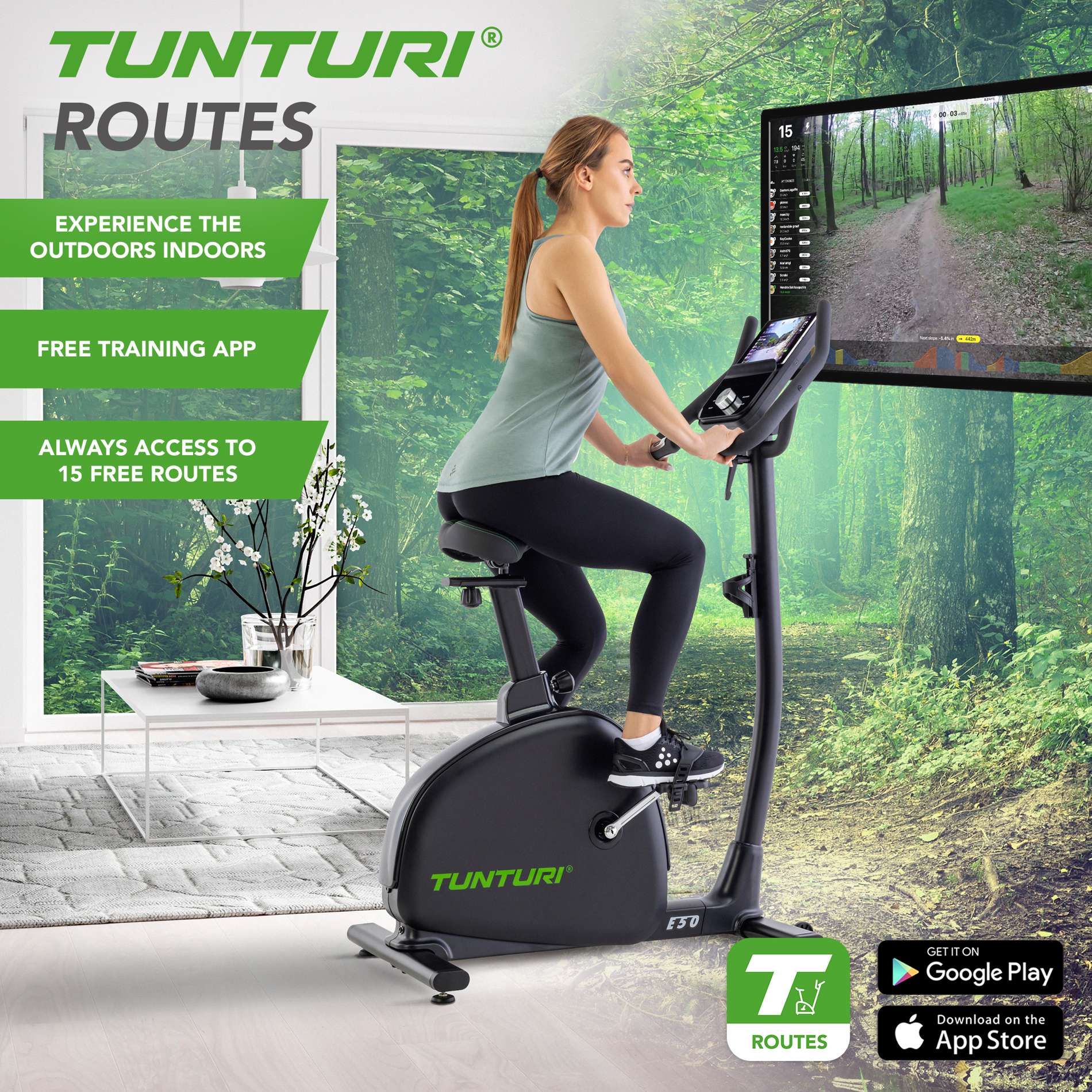 Велотренажер Tunturi Signature E50 23TBE50000