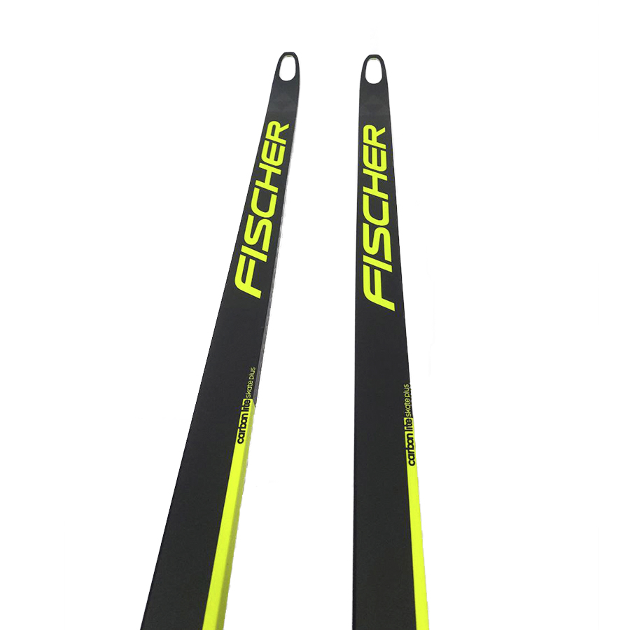 Лыжи беговые Fischer Carbonlite SK Plus Medium IFP (черный/желтый) N11522