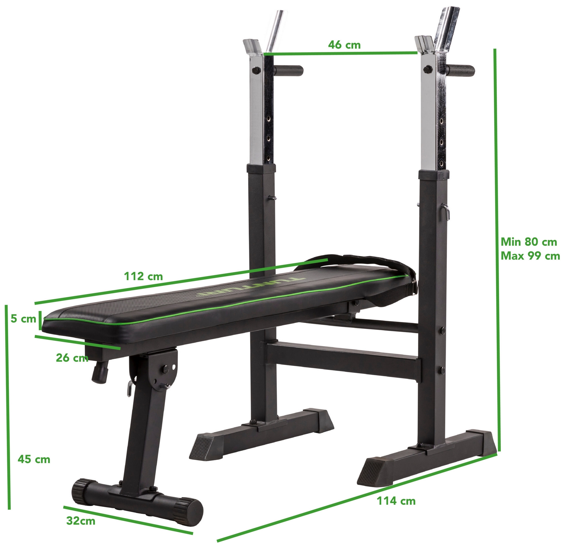 Скамья для жима Tunturi WB20 17TSWB2000 | Premium Fitness