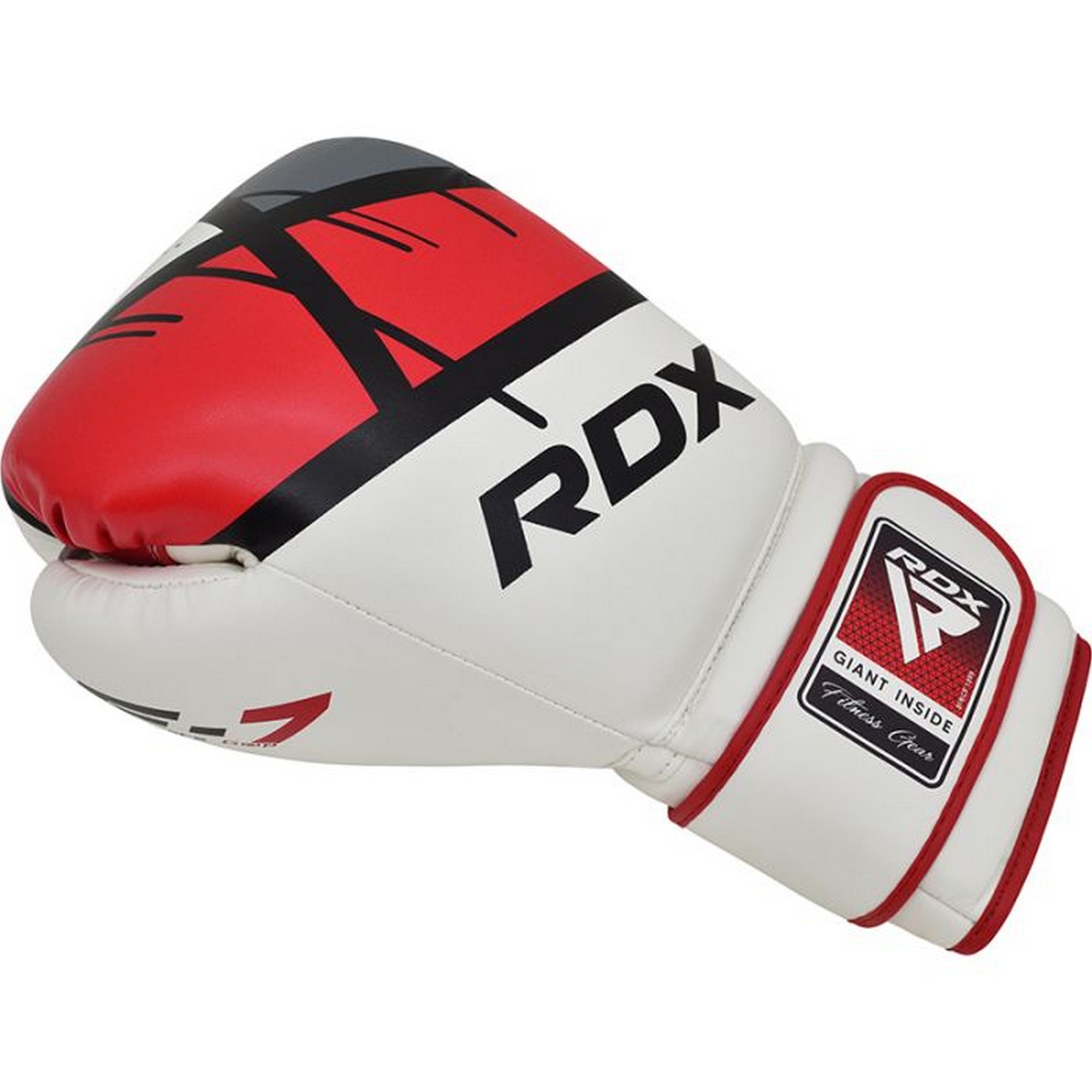 Перчатки тренировочные RDX BGR-F7R-12oz белый\красный