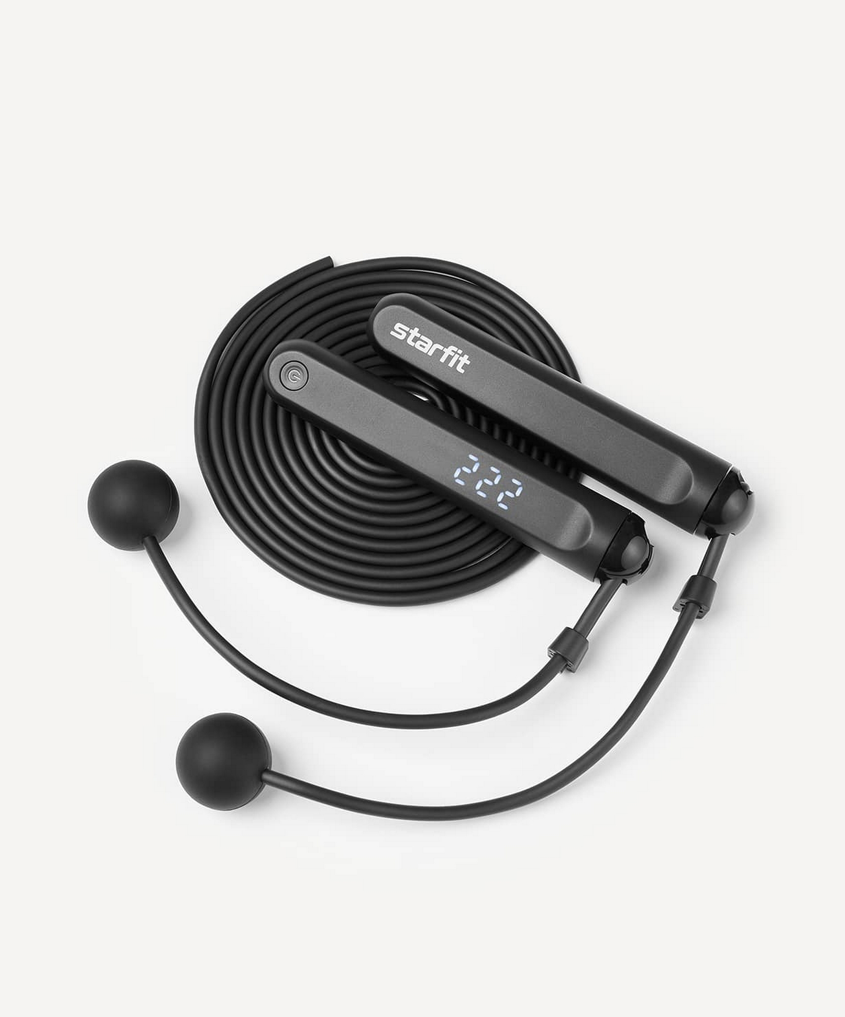 Скакалка, умная, 3м Star Fit RP-701 черный