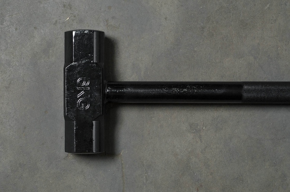 Кувалда тренировочная 6кг, черный YouSteel
