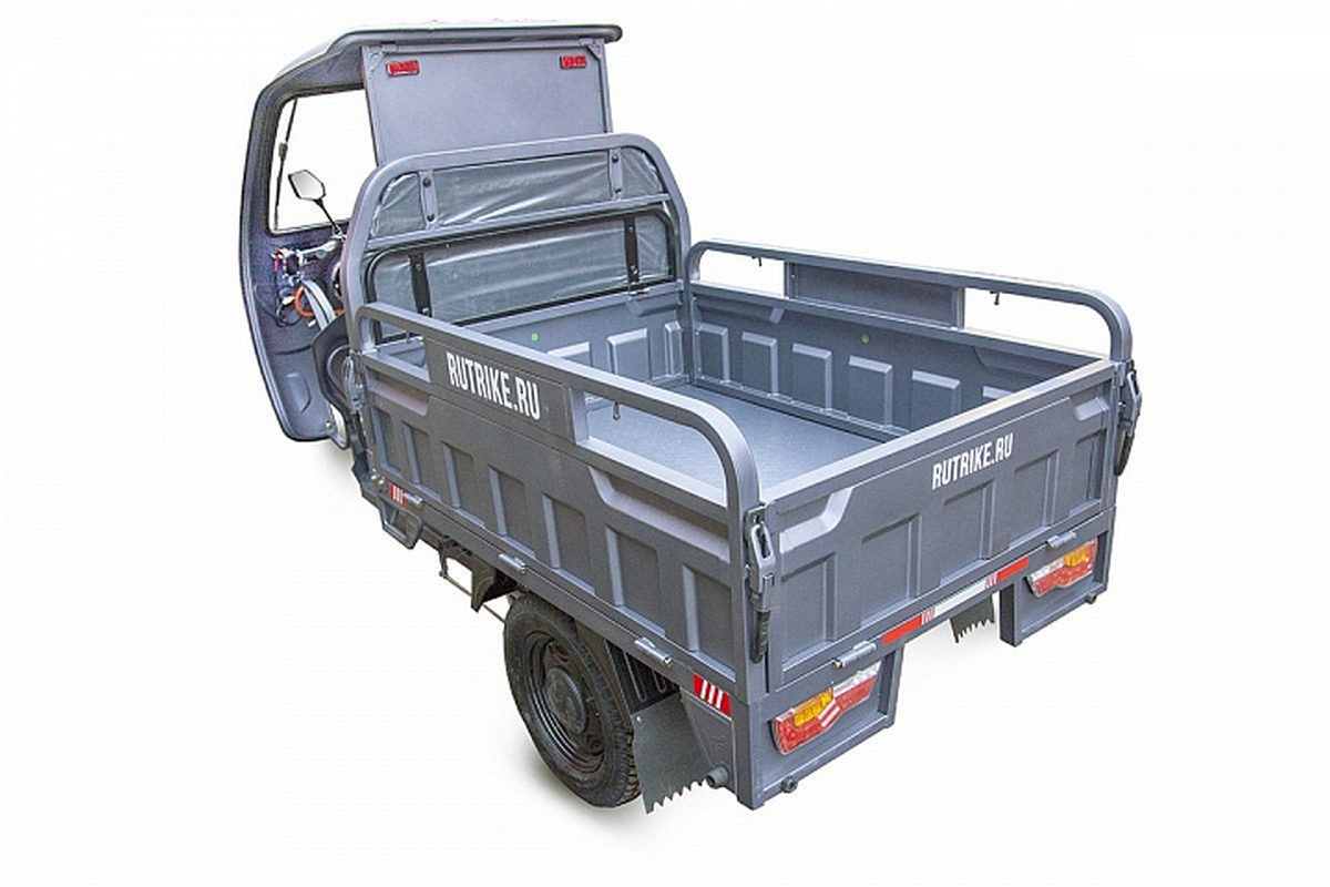 Грузовой электротрицикл RuTrike Глобус 1500 60V/1000W 023370-2574 серый