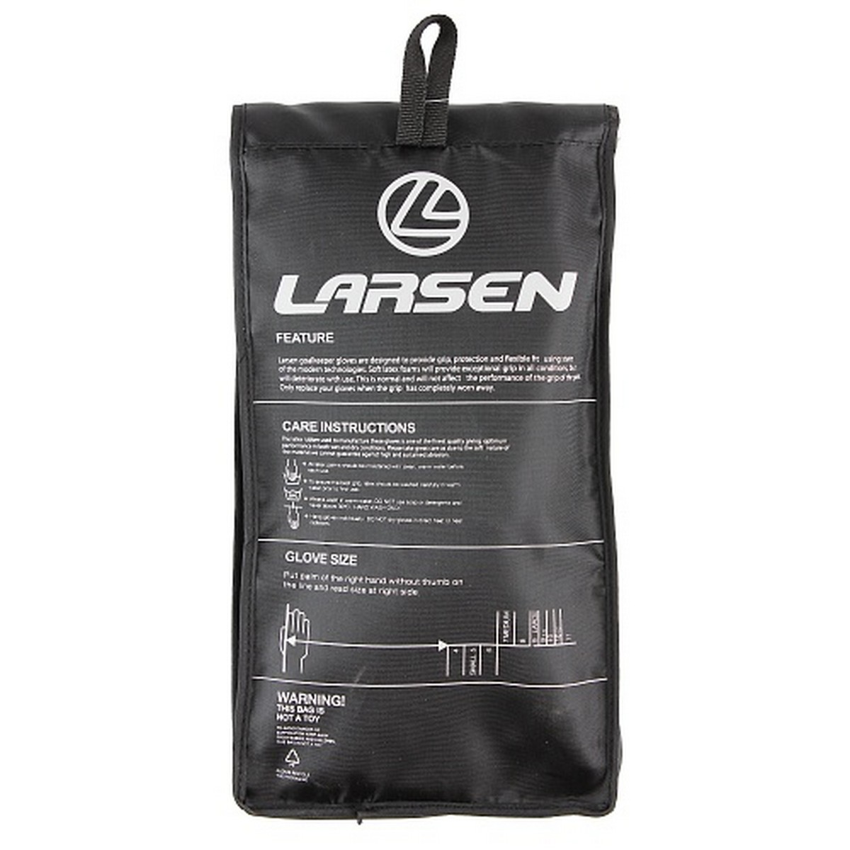 Перчатки вратарские Larsen Evolution черный\синий