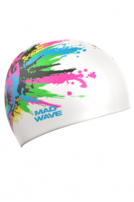 Силиконовая шапочка Mad Wave Chlorine dope M0554 63 0 00W белый