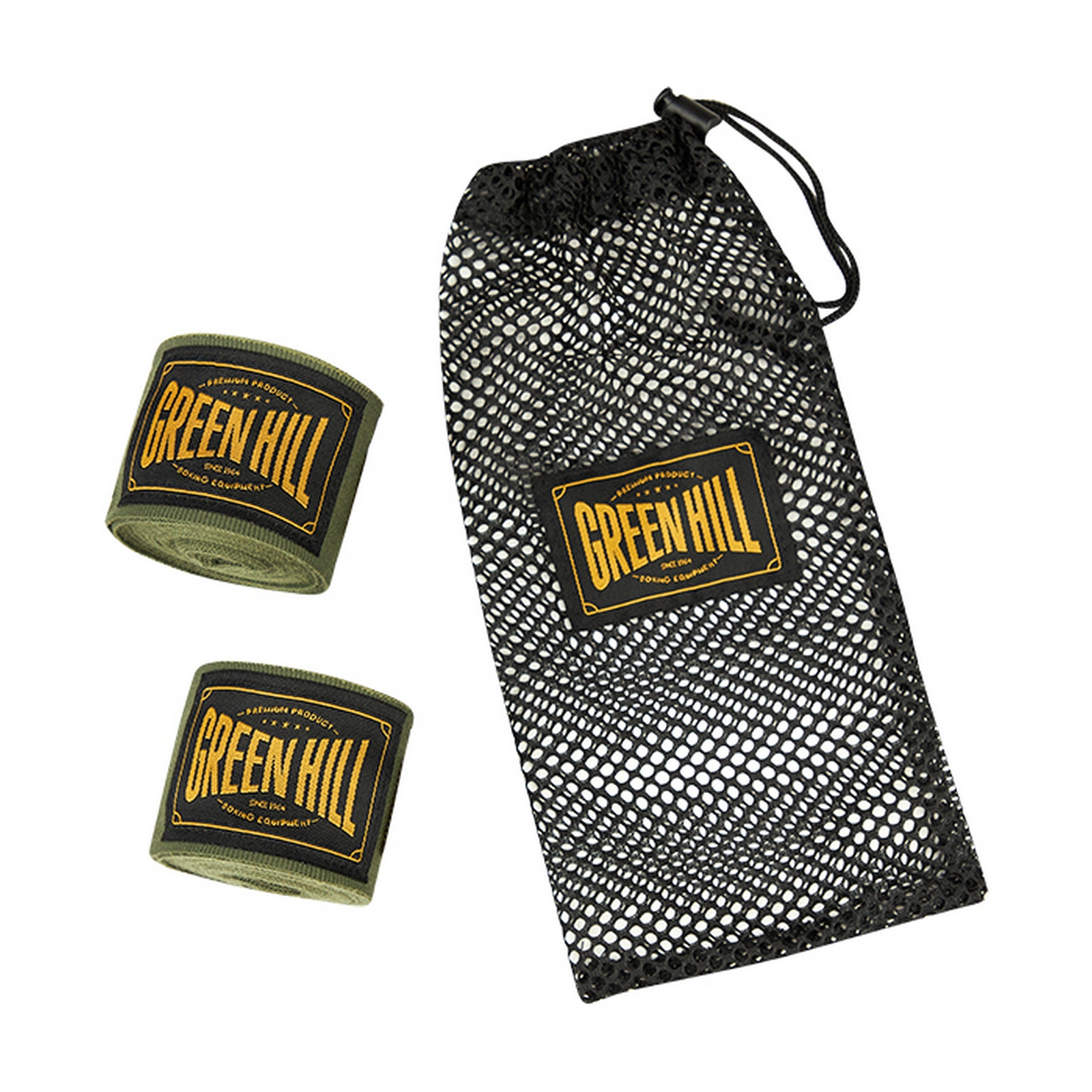 Боксерские бинты Green Hill Flexfit THBHW-10 зеленый