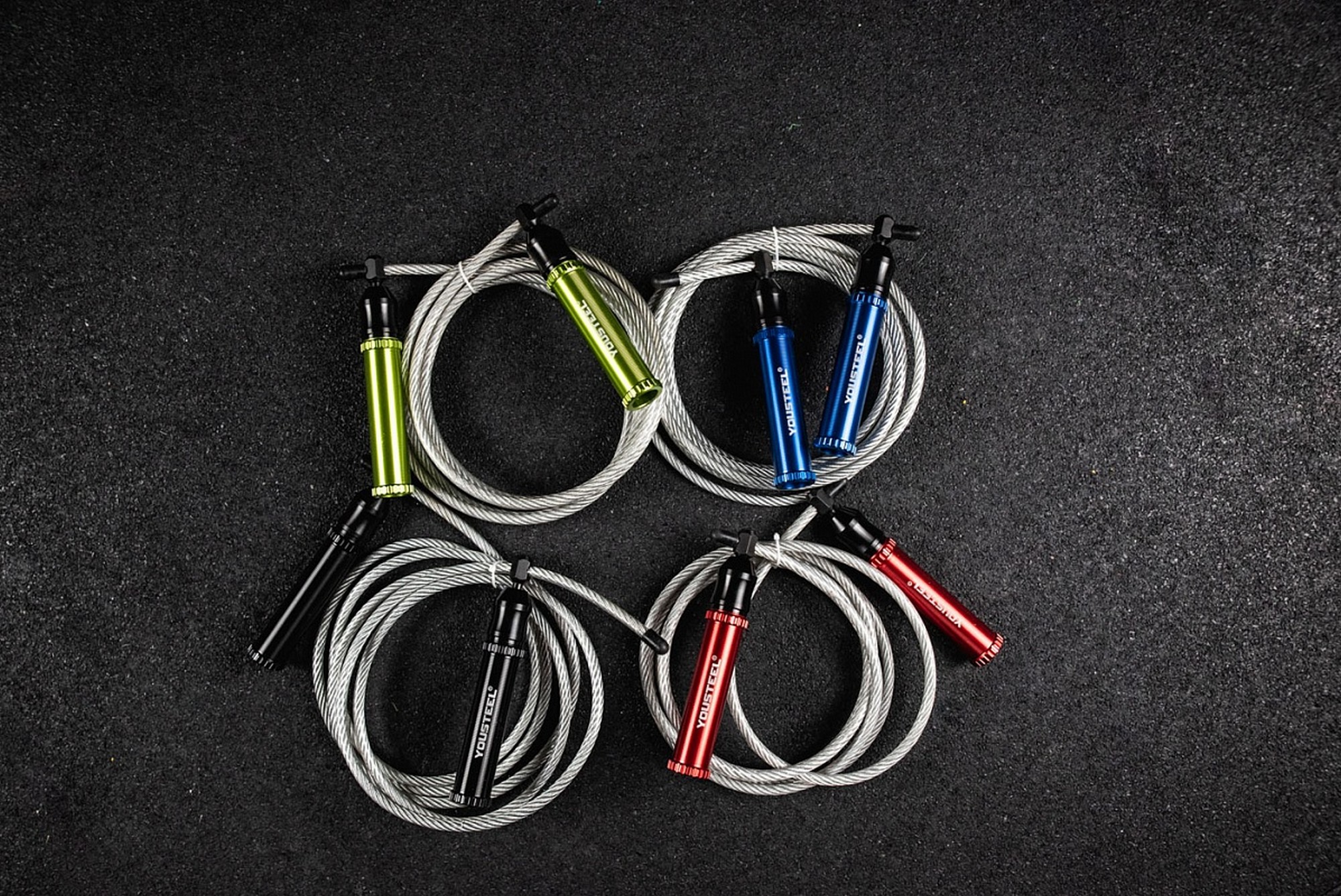 Скакалка YouSteel Heavy jump rope красный