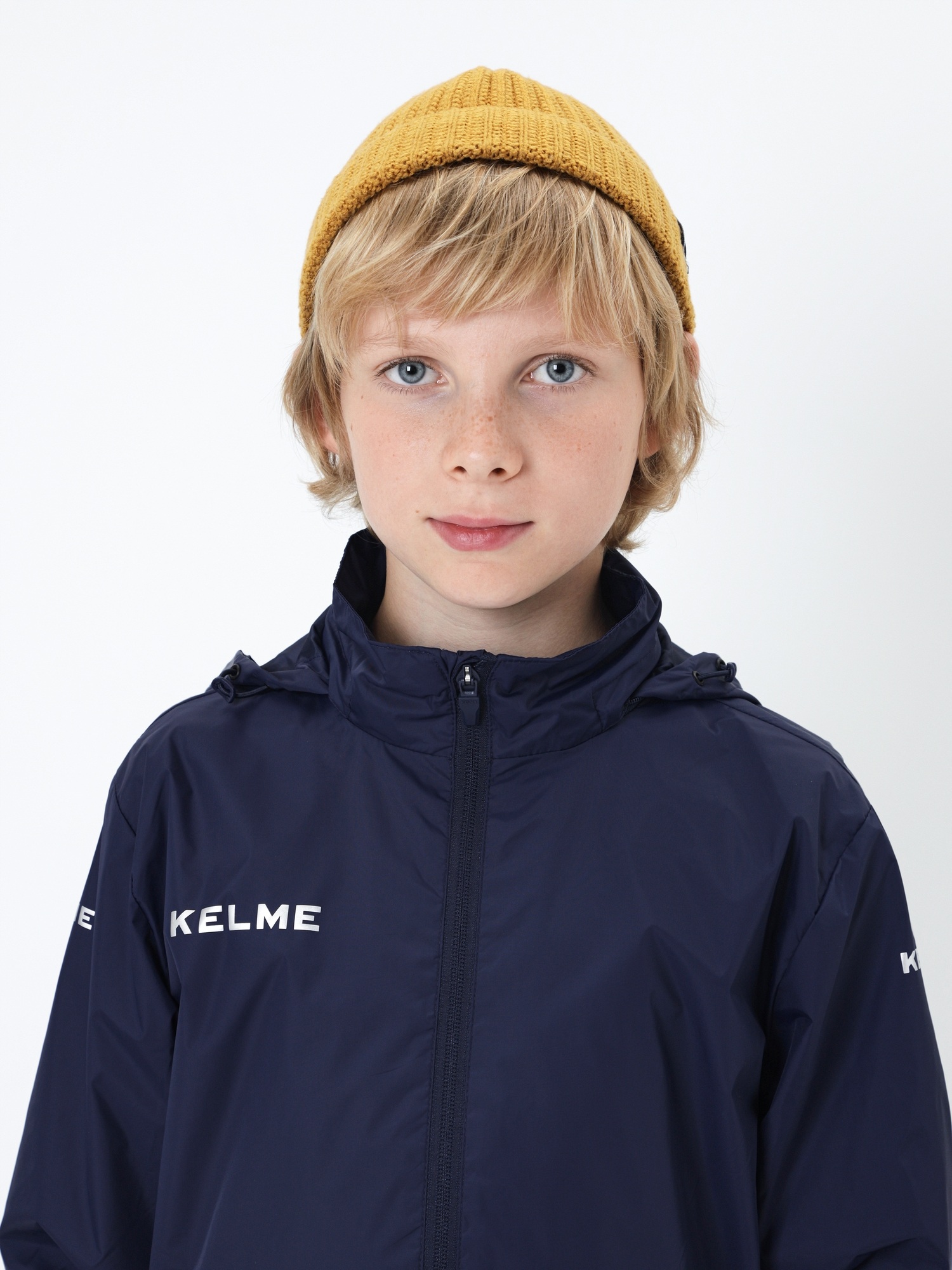 Детская ветровка Kelme Children's Raincoat 3803241-416 Dark Blue