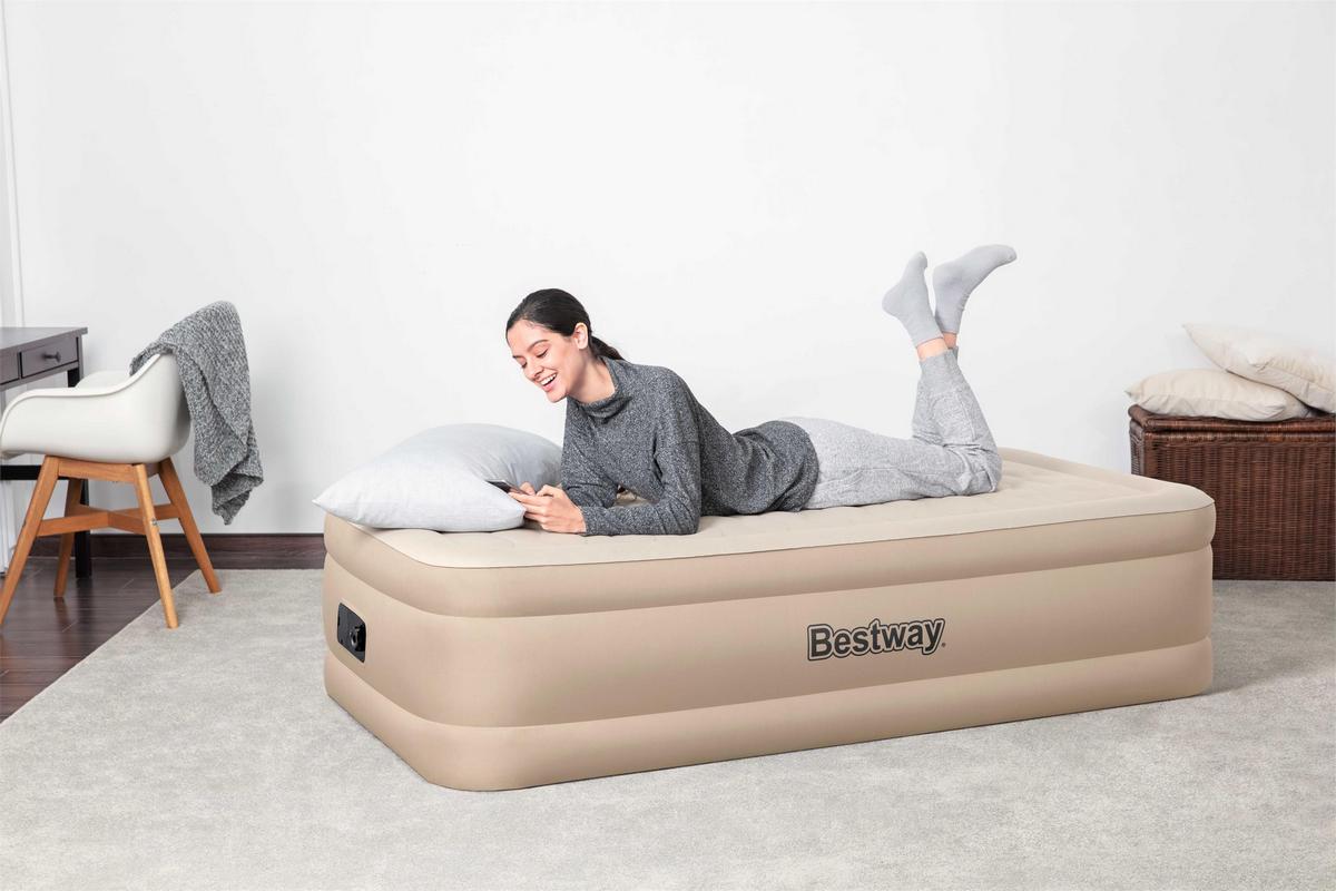 Надувная кровать Bestway Fortech Airbed 191x97x46см, встроенный электронасос 69048