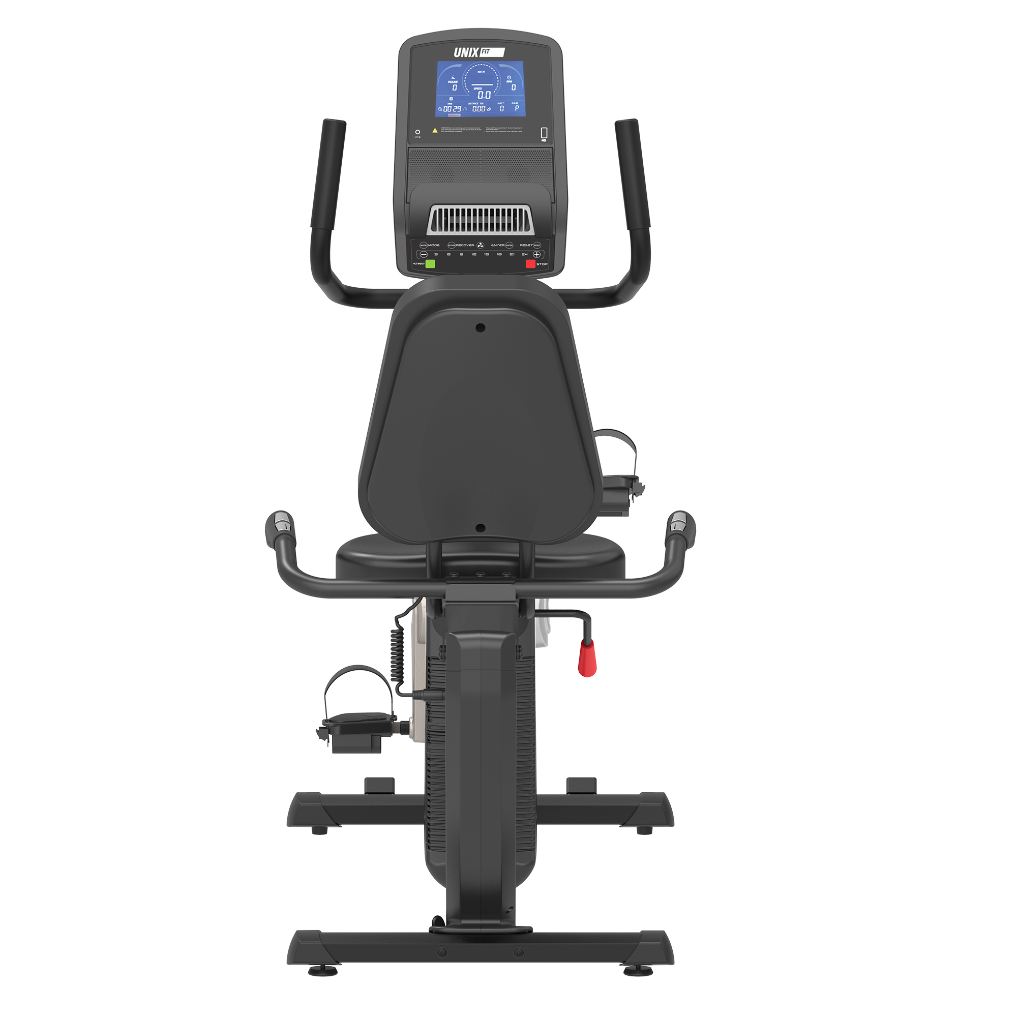 Горизонтальный велотренажер UnixFit B-1250 PRO RBB1250LCD7