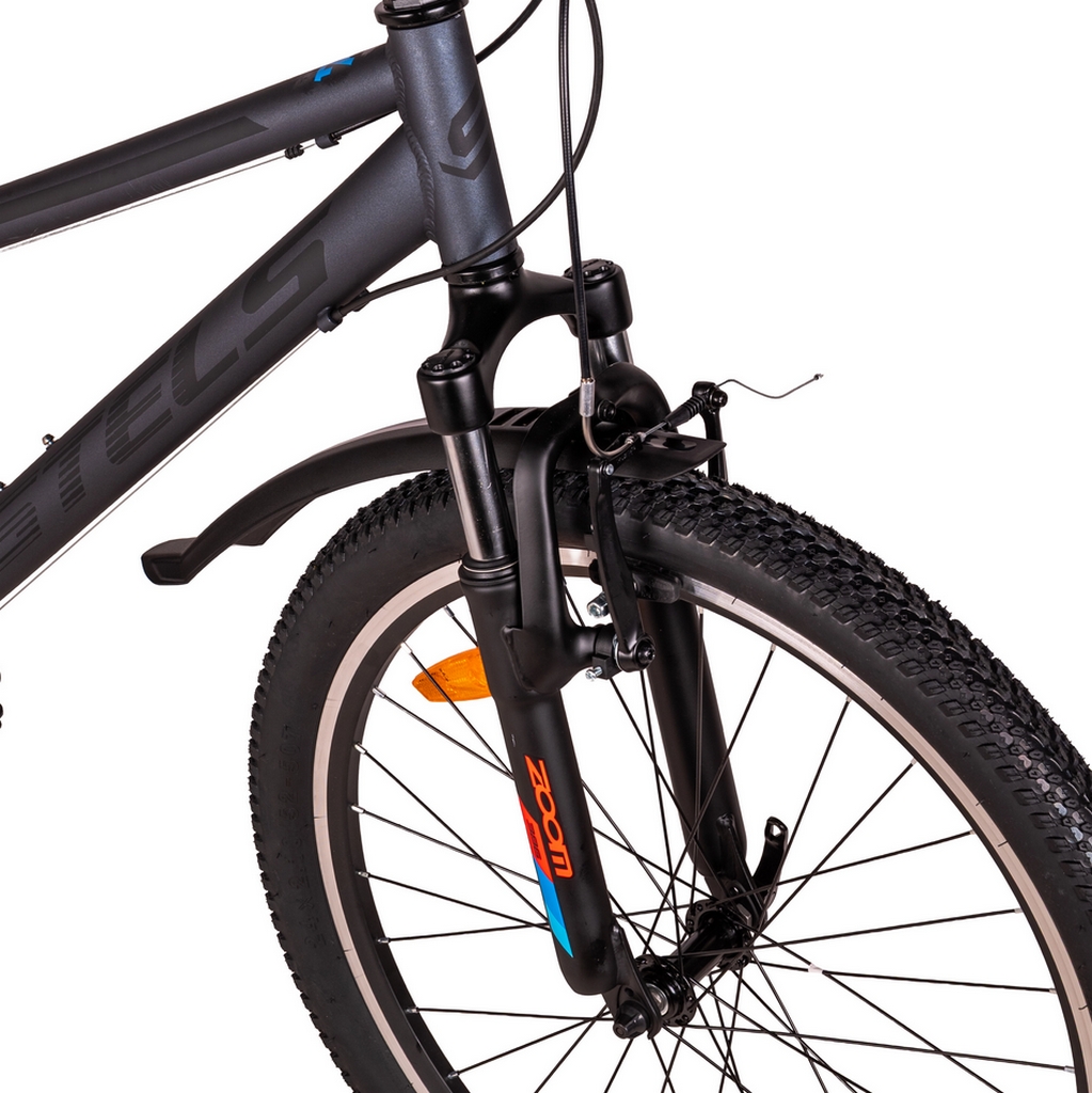 Велосипед 24" Stels Turbo 420 V (рама 12) (ALU рама) (6-ск.) 2026 X0000001861 Антрацитовый