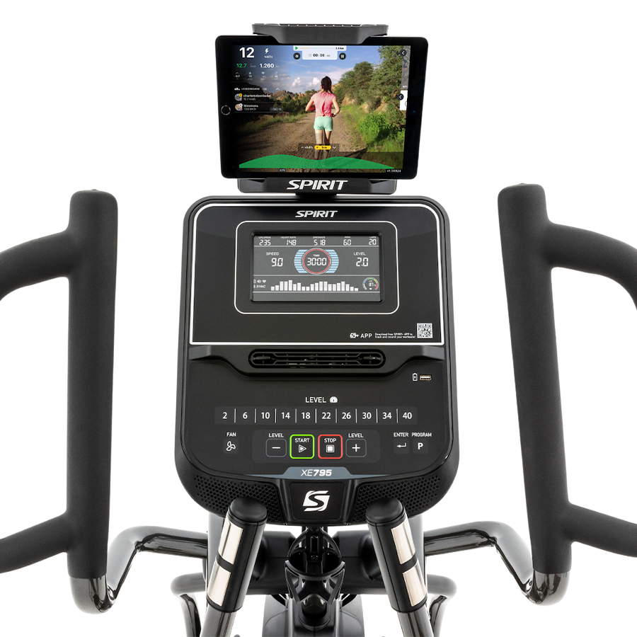 Эллиптический тренажер SPIRIT XE795 Black