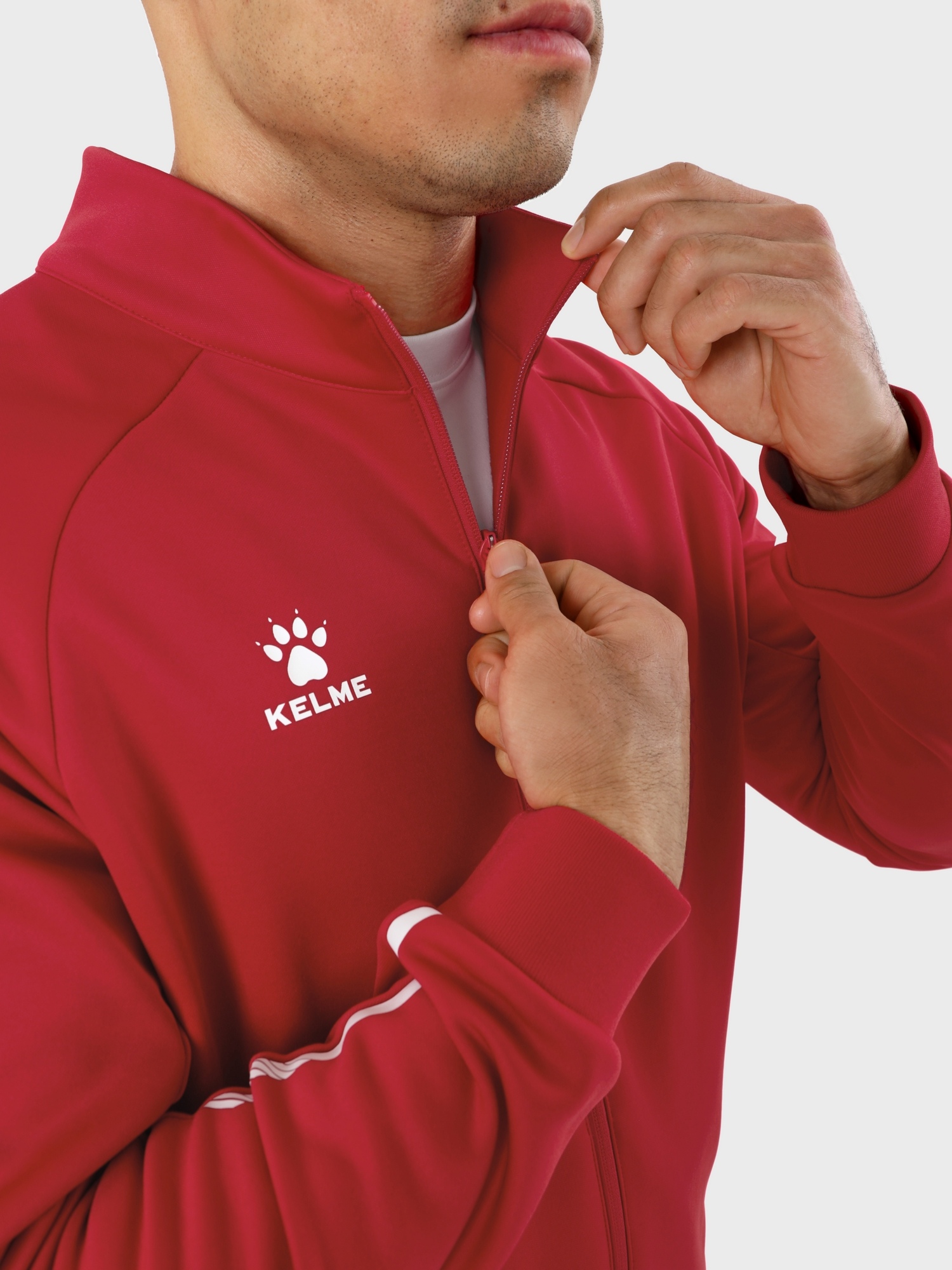 Олимпийка Kelme Knitted Jacket (plus Fleece) 7461WT1143-600 Red