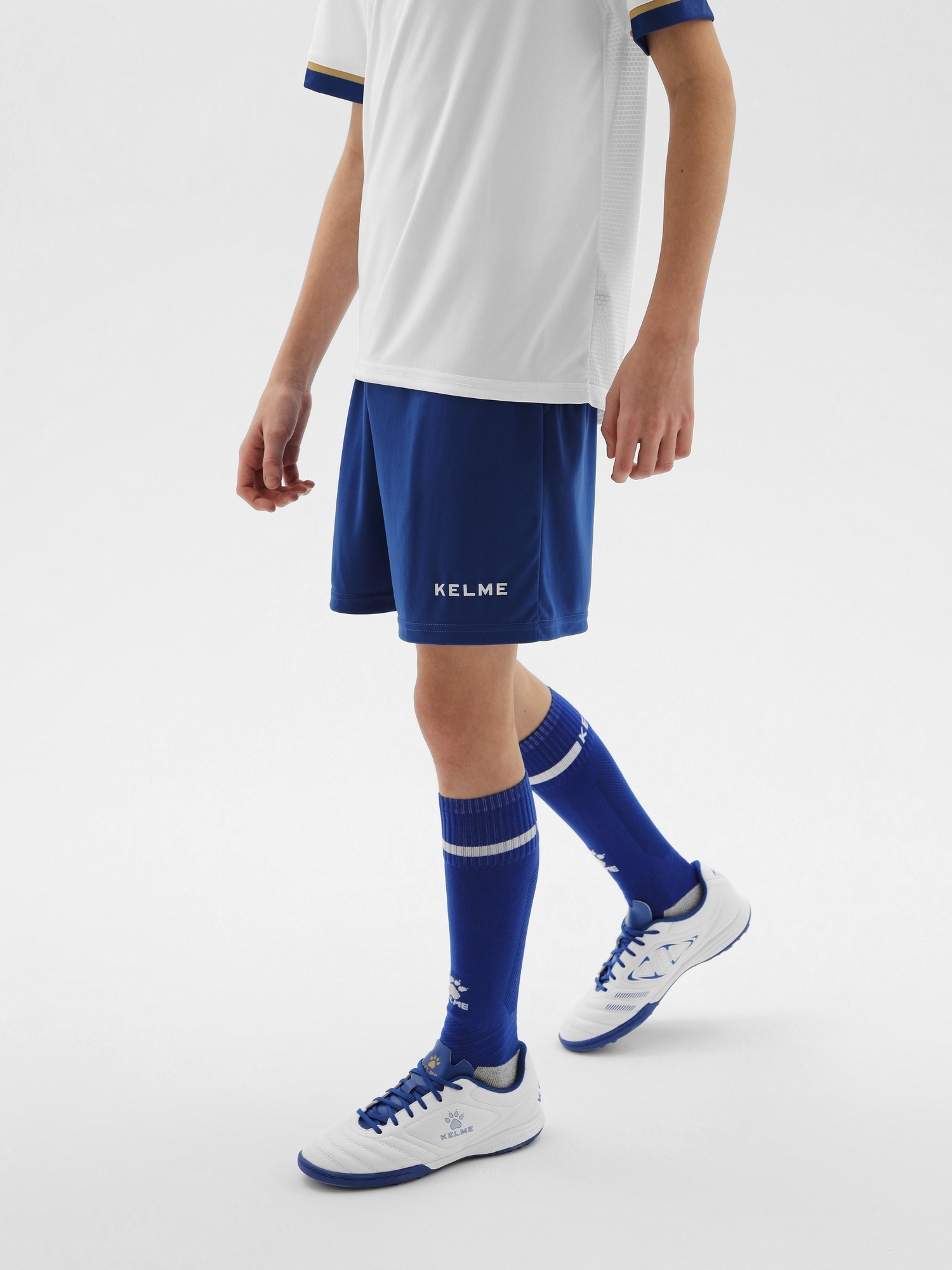 Детская футбольная форма Kelme Football Suit 8351ZB3158-104 White\Blue