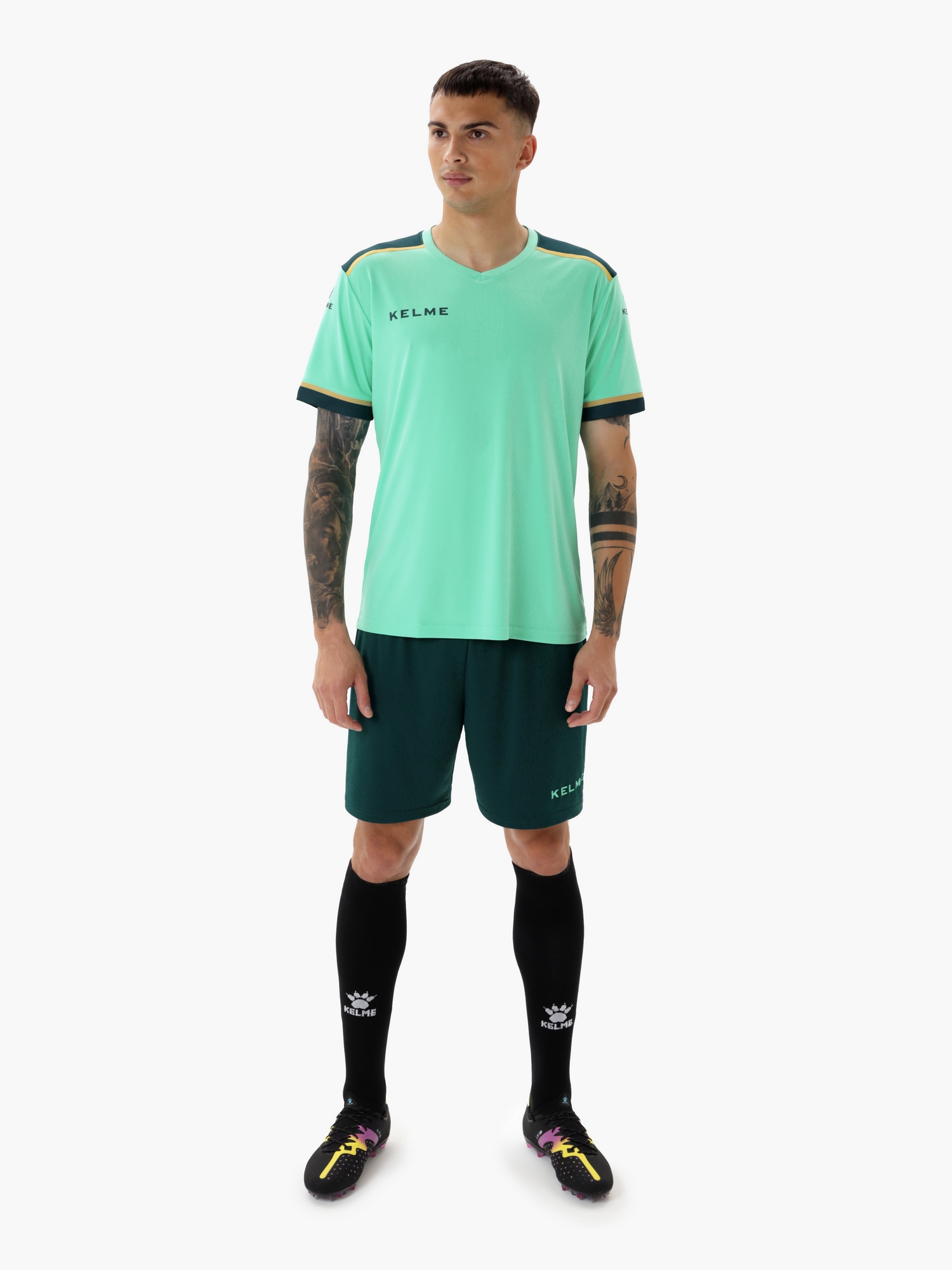 Футбольная форма Kelme Football Suit 8351ZB1158-328 Tea\Blue-green