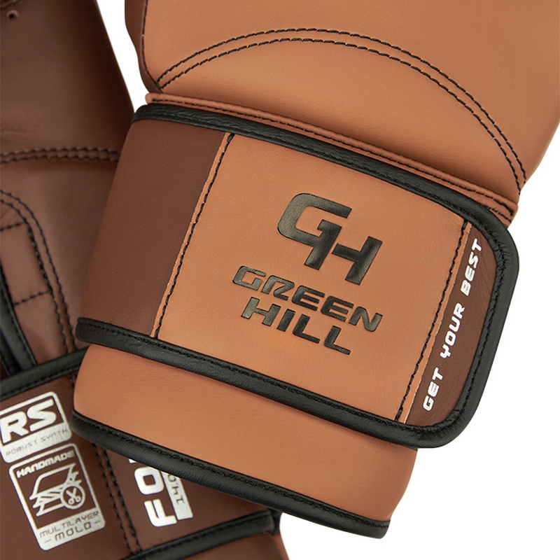 Боксерские перчатки Green Hill Force TRAINING CNBGKT-770 Табачно-коричневые