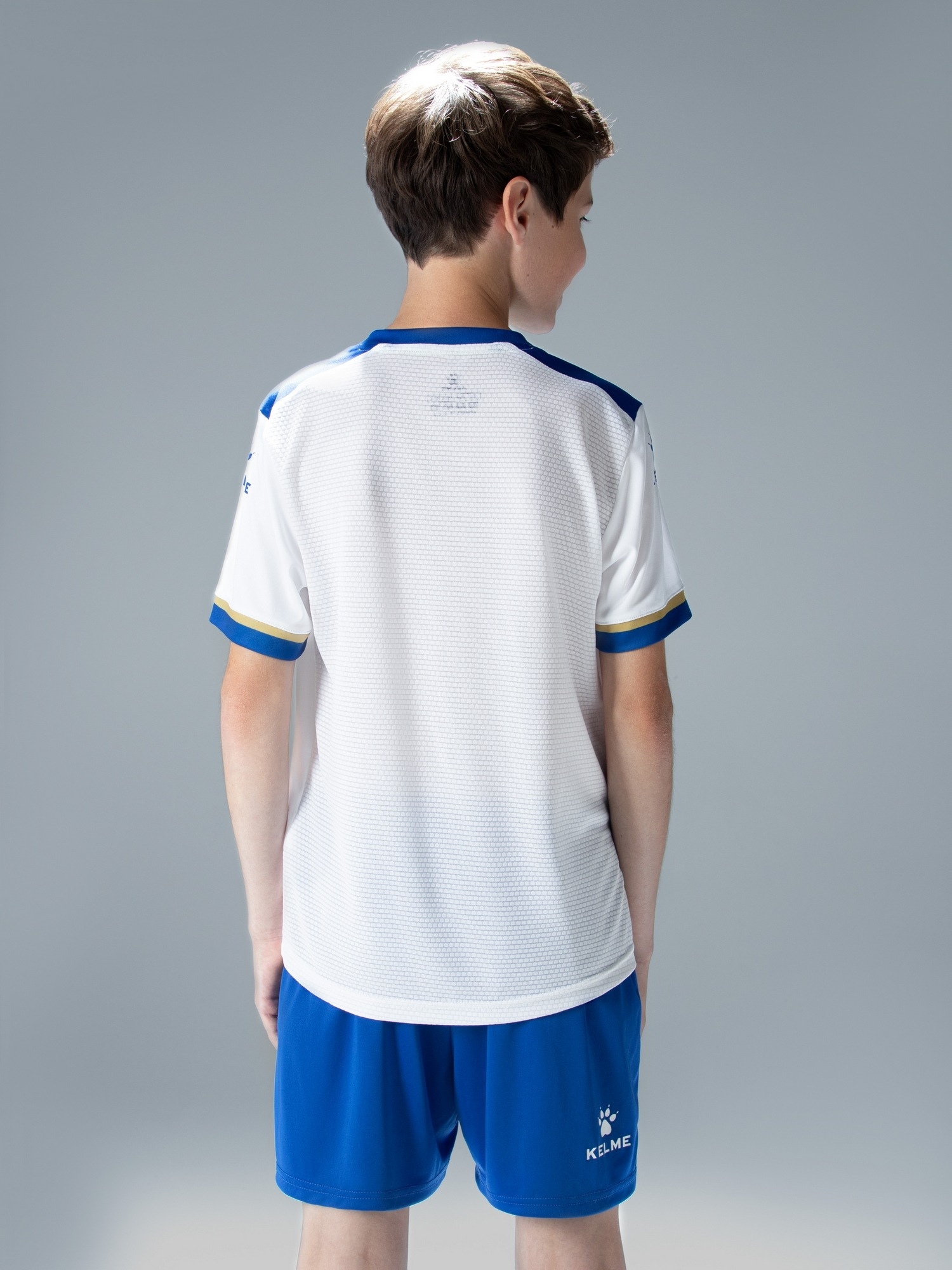Детская футбольная форма Kelme Football Suit 8351ZB3158-104 White\Blue