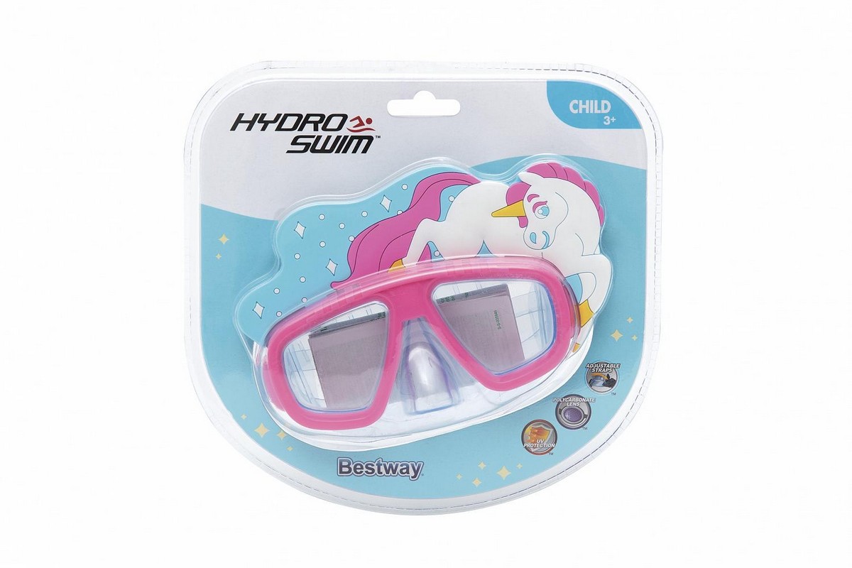 Маска для плавания Bestway Lil Animal 22064 3 цвета