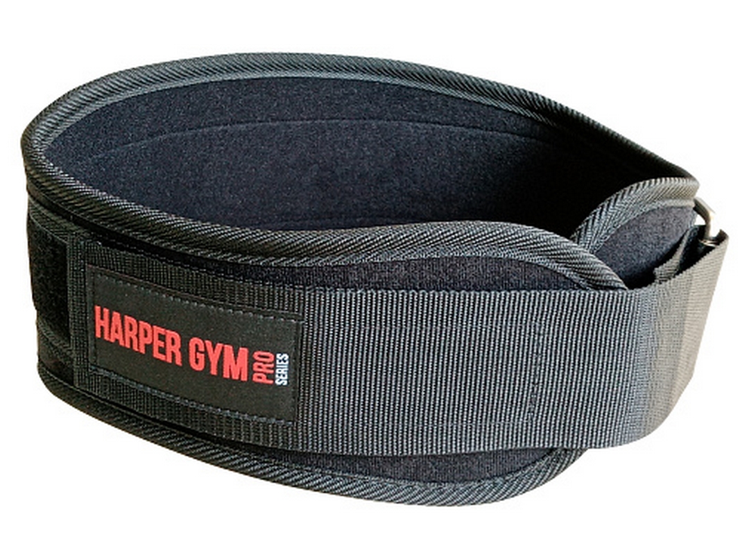 Пояс для тяжелой атлетики (широкий) неопрен Harper Gym Pro Series NT50415 черный