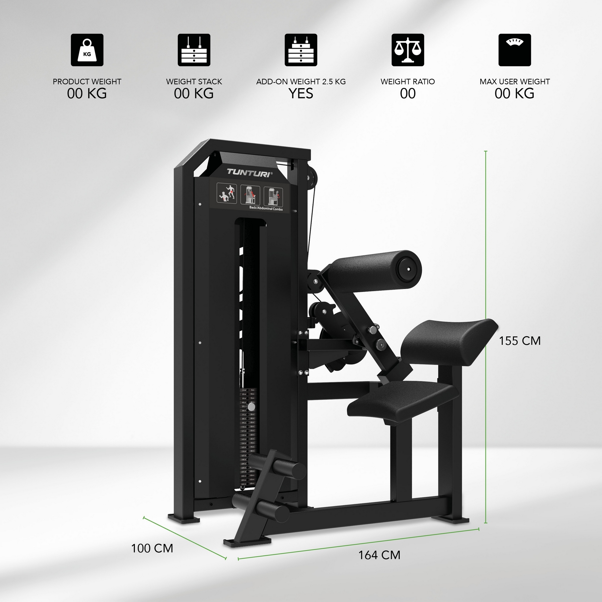 Tunturi 25PVS24000 Пресс / Спина