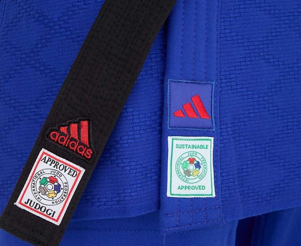 Кимоно для дзюдо Adidas Champion III IJF Green Label J-IJFB3-2 синий