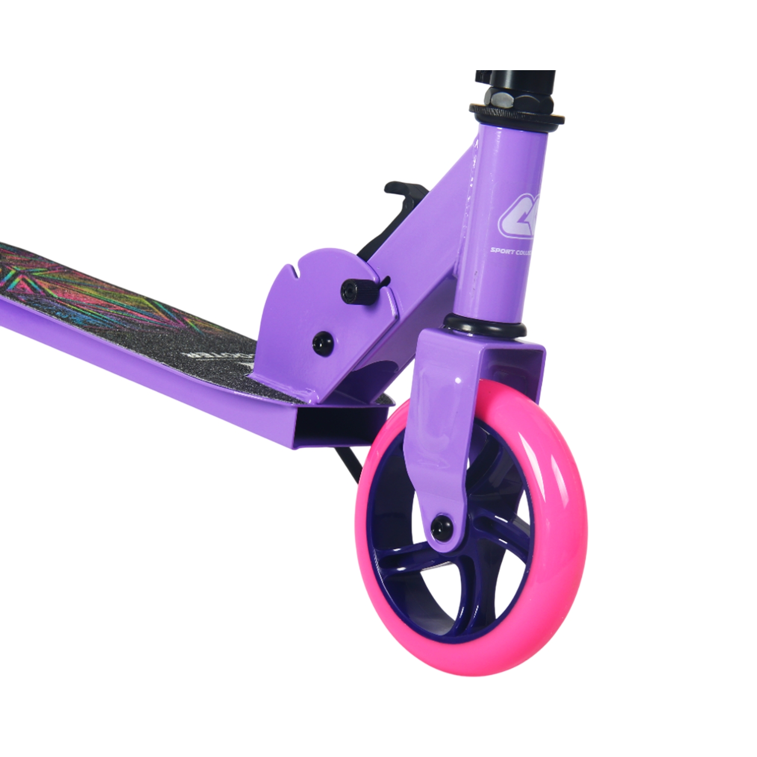Самокат 145мм Sport Collection CK-SJ145-40 violet (фонарь и наклейка в подарок)