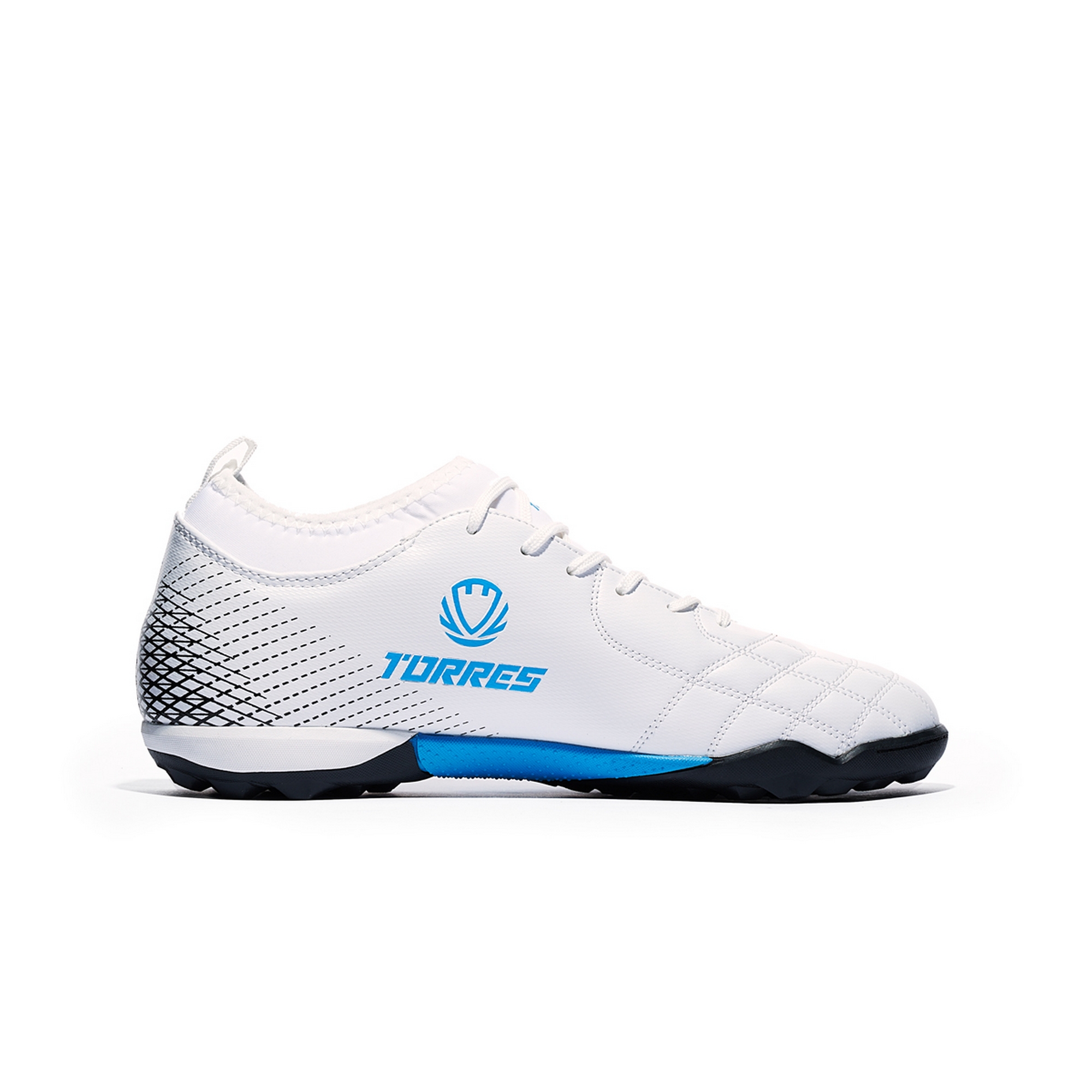 Бутсы футбольные (многошиповки) Torres BOLA TS2342310-271 с носком, белый