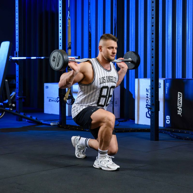 Набор изогнутых полиуретановых штанг LEVEL 35-55кг (шаг 5 кг, 5 шт) Profi-Fit
