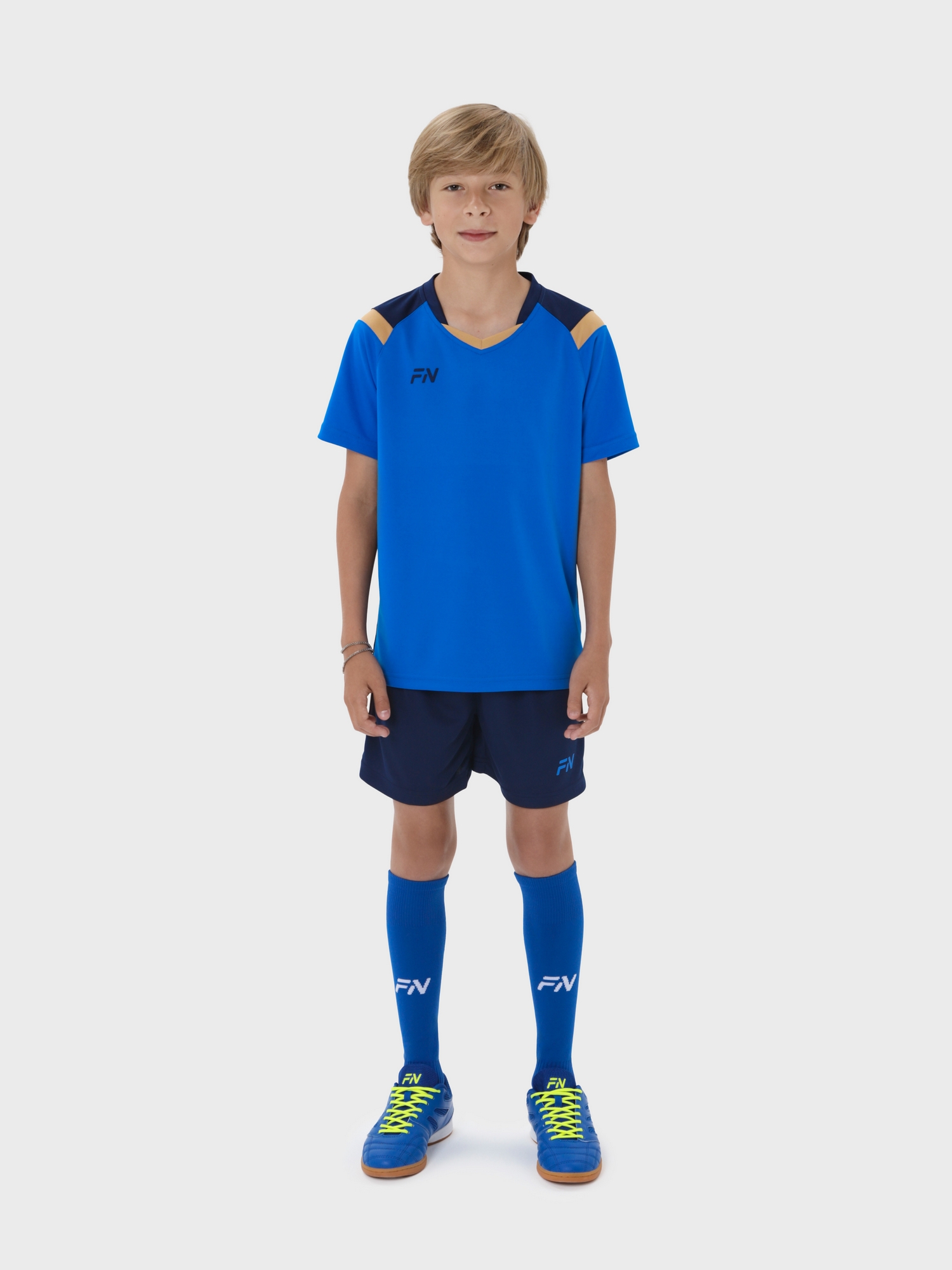 Детская футбольная форма FN Orbital Kid KFN4261019-400 Blue\Dark Blue