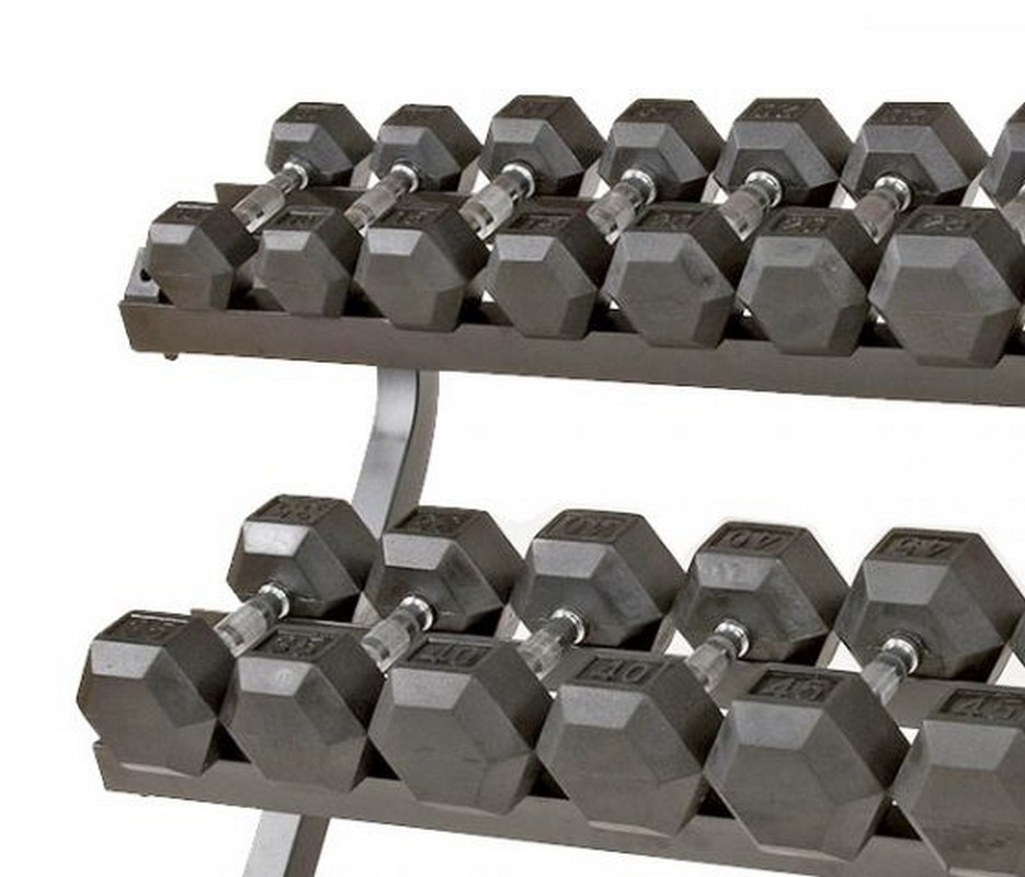 Подставка под гексагональные гантели Perform Better Economy Dumbbell 4058-02 под 10 пар, черный | Premium Fitness