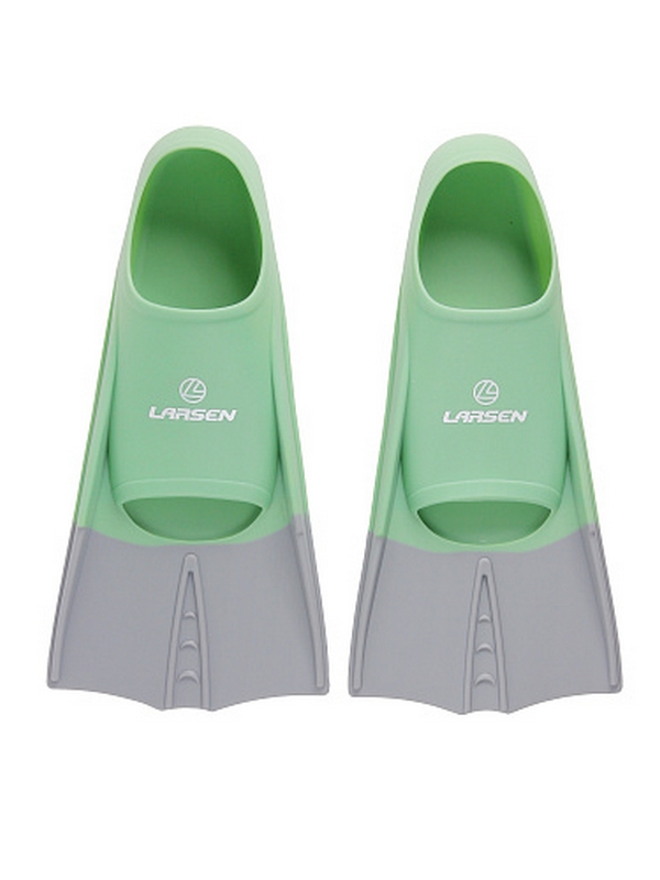 Ласты укороченные силиконовые Larsen 6975 NEW Mint\Graphite