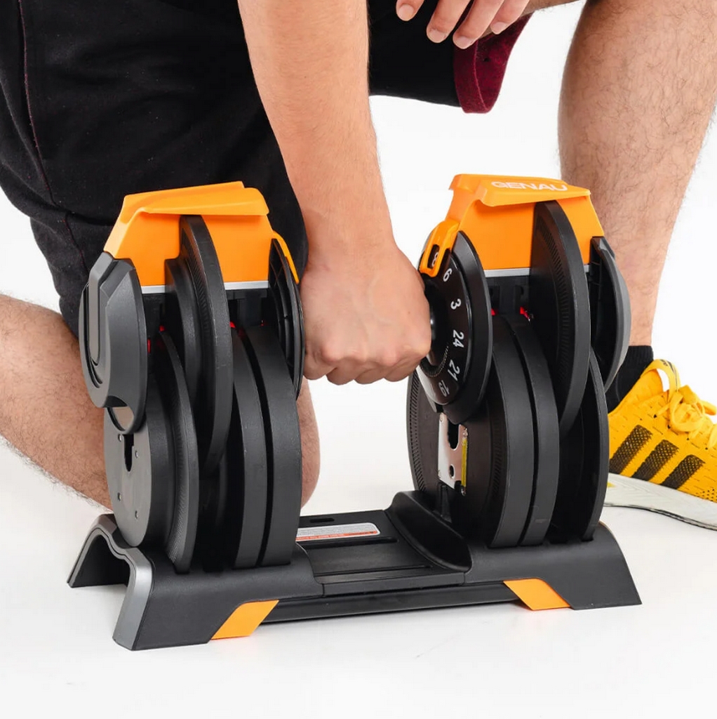 Регулируемая гантель 24 кг GENAU Best Dumbbell