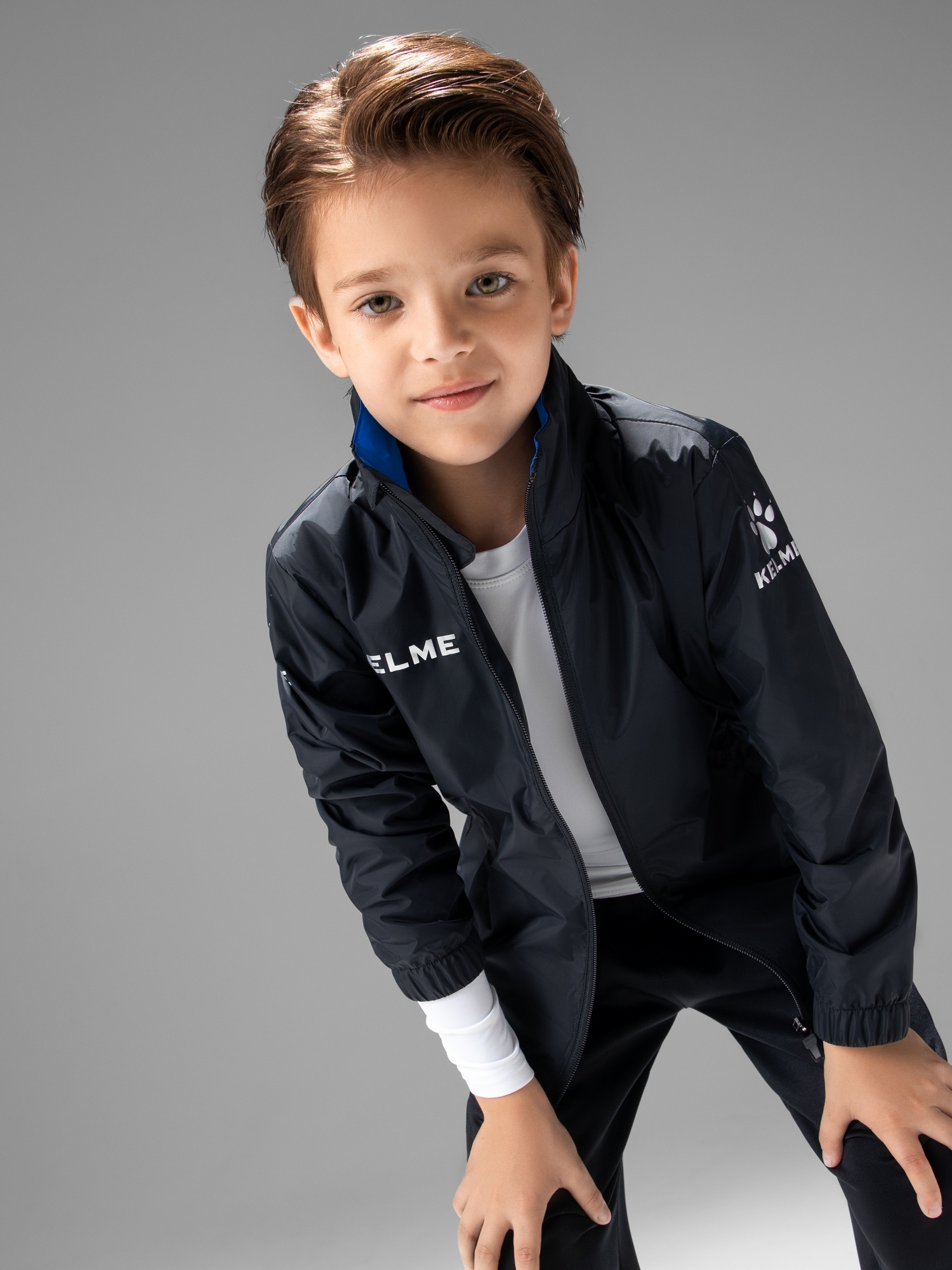 Детская ветровка Kelme Children's Raincoat 3803241-000 Black