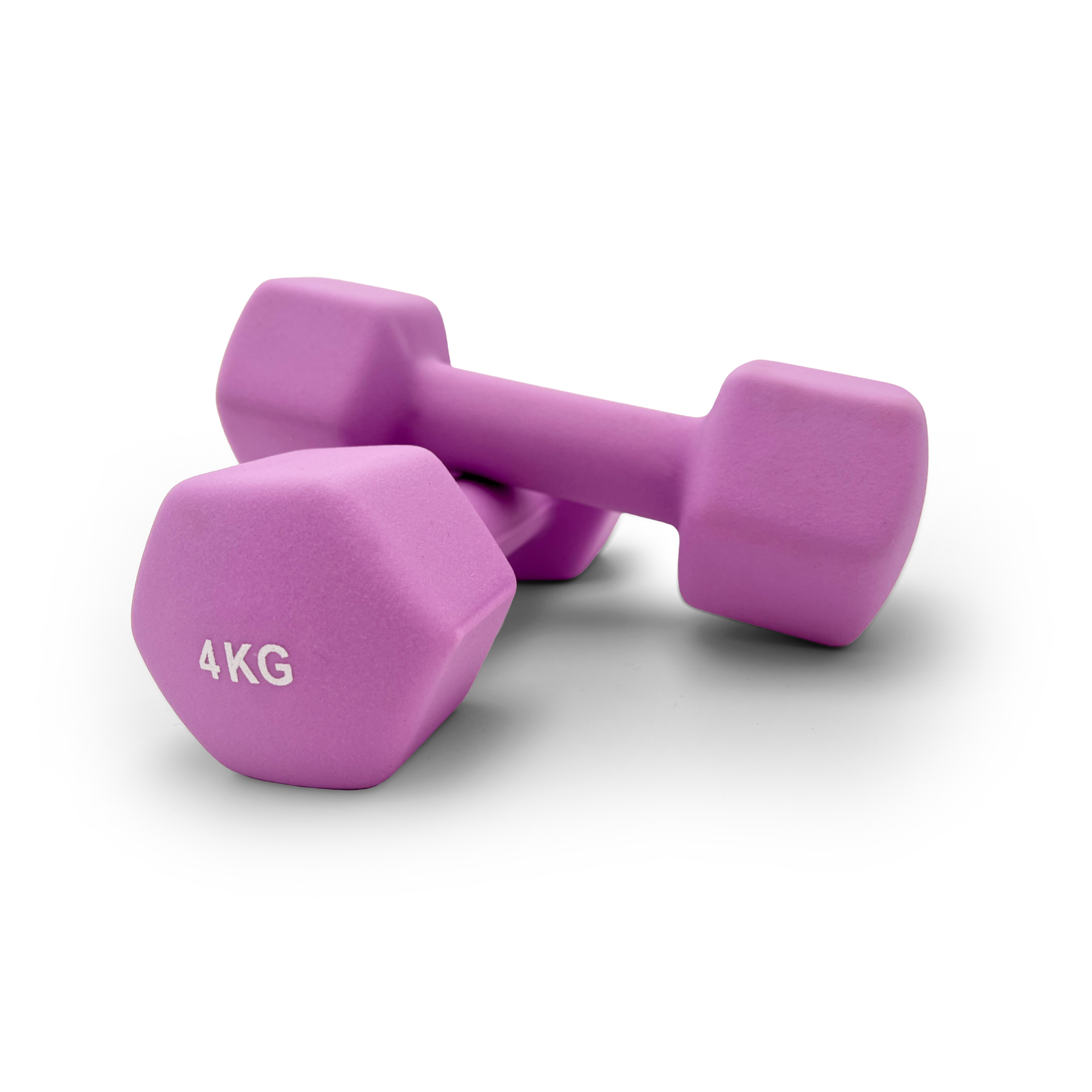 Гантель неопреновая 4 кг UnixFit DBNEO4VTx2 2 шт, Violet