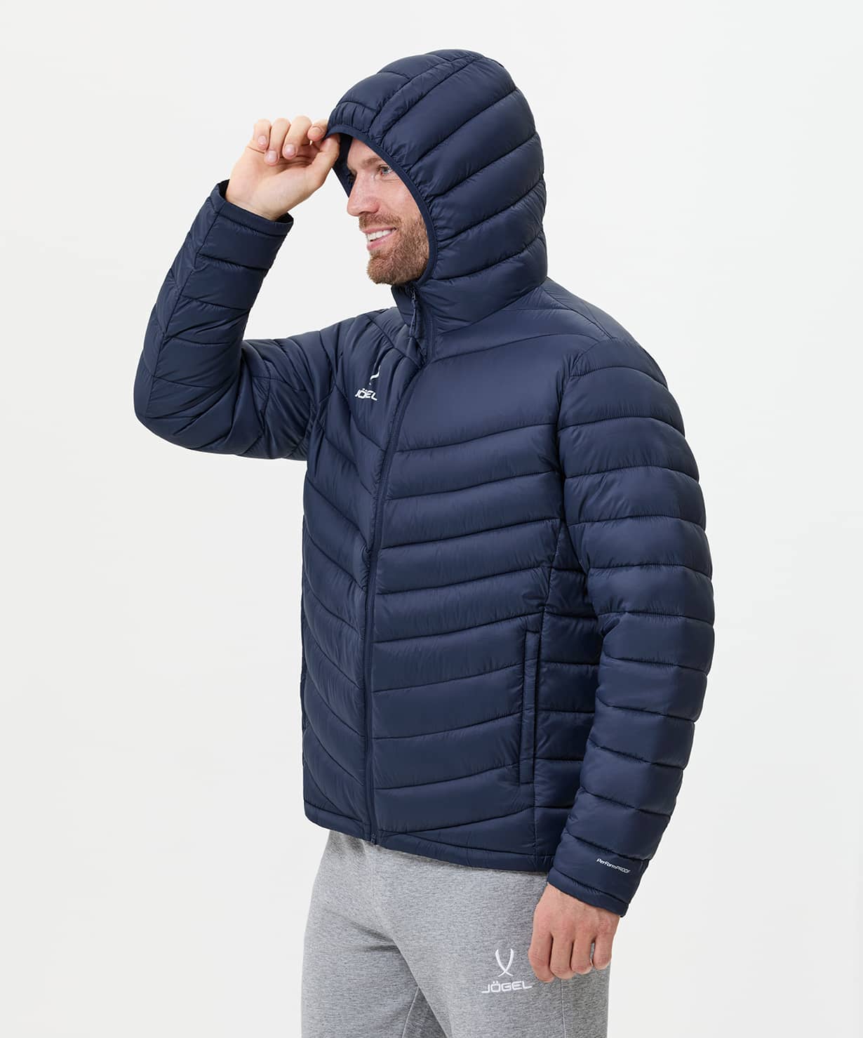 Куртка утепленная Jogel ESSENTIAL PerFormPROOF Light Padded Jacket, темно-синий