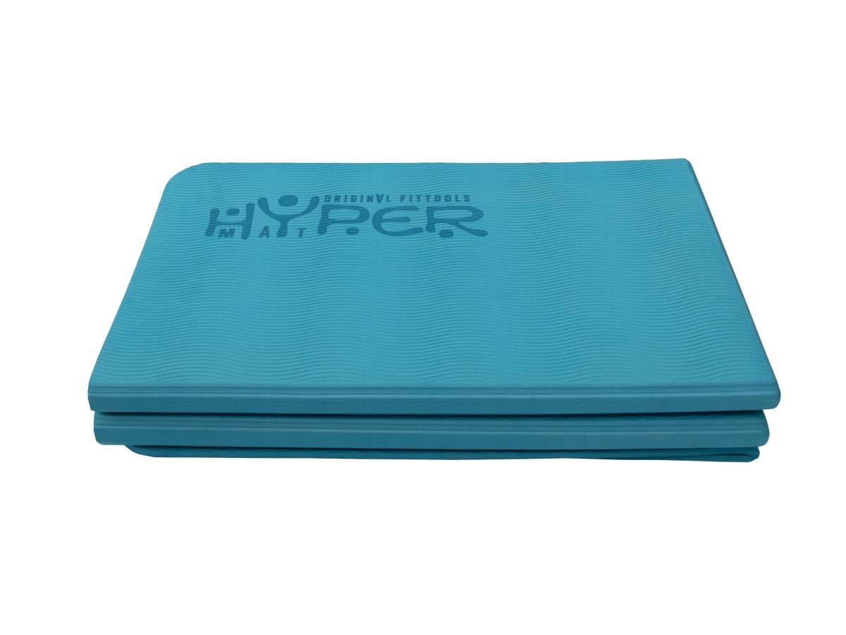 Коврик для йоги складной 190х120x0,8 см TPE HYPERMAT Original Fit.Tools FT-HYPERMAT-02 бирюзовый
