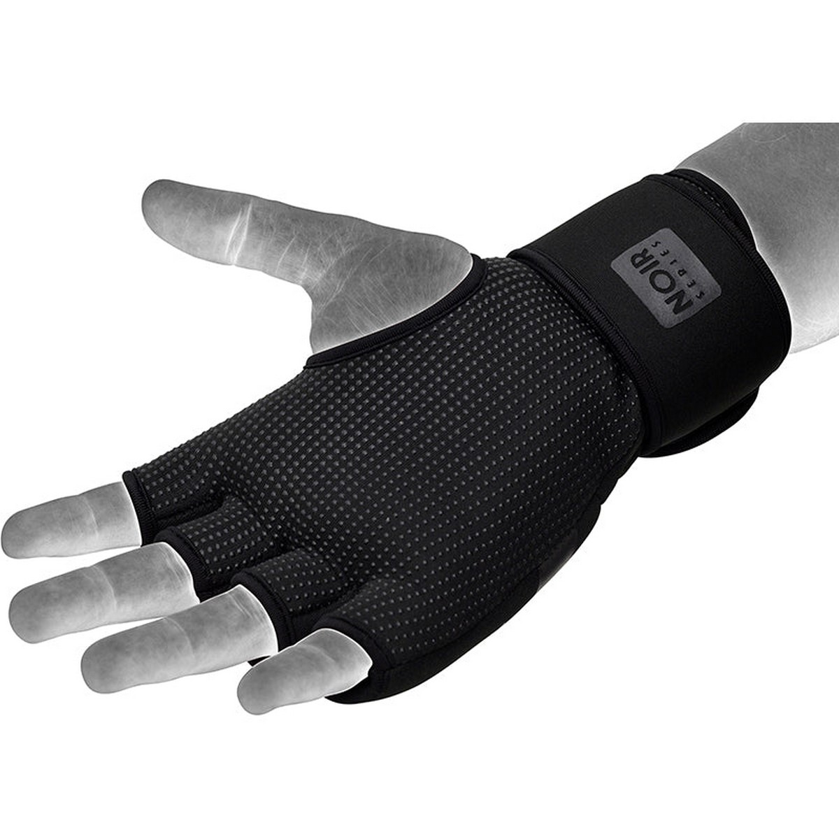 Перчатки тренировочные RDX Grappling Neoprene T15 M GGN-T15MB черный матовый
