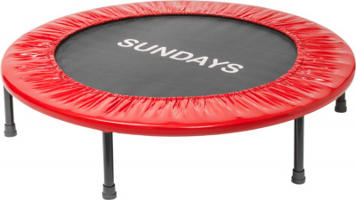 Батут Sundays Fitness D101 377044 красный