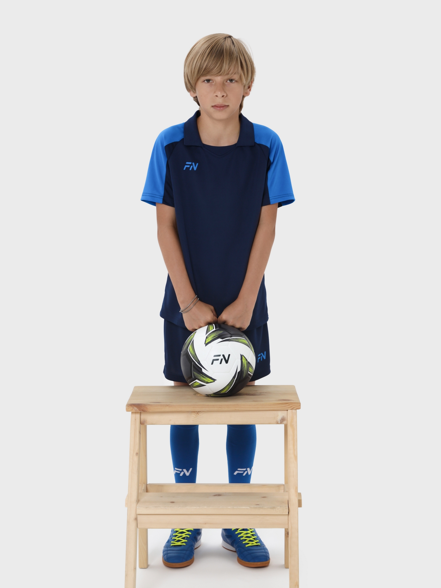 Детская футбольная форма FN Phantom Kid KFN4261022-424 Dark Blue\Blue