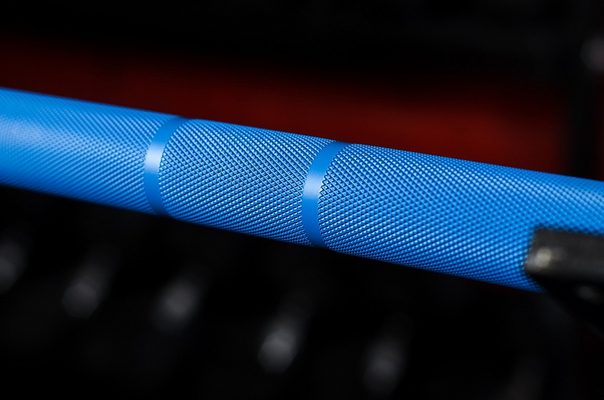 Гриф L2200мм D50мм YouSteel Training Bar XF-20, 20 кг синий + хром