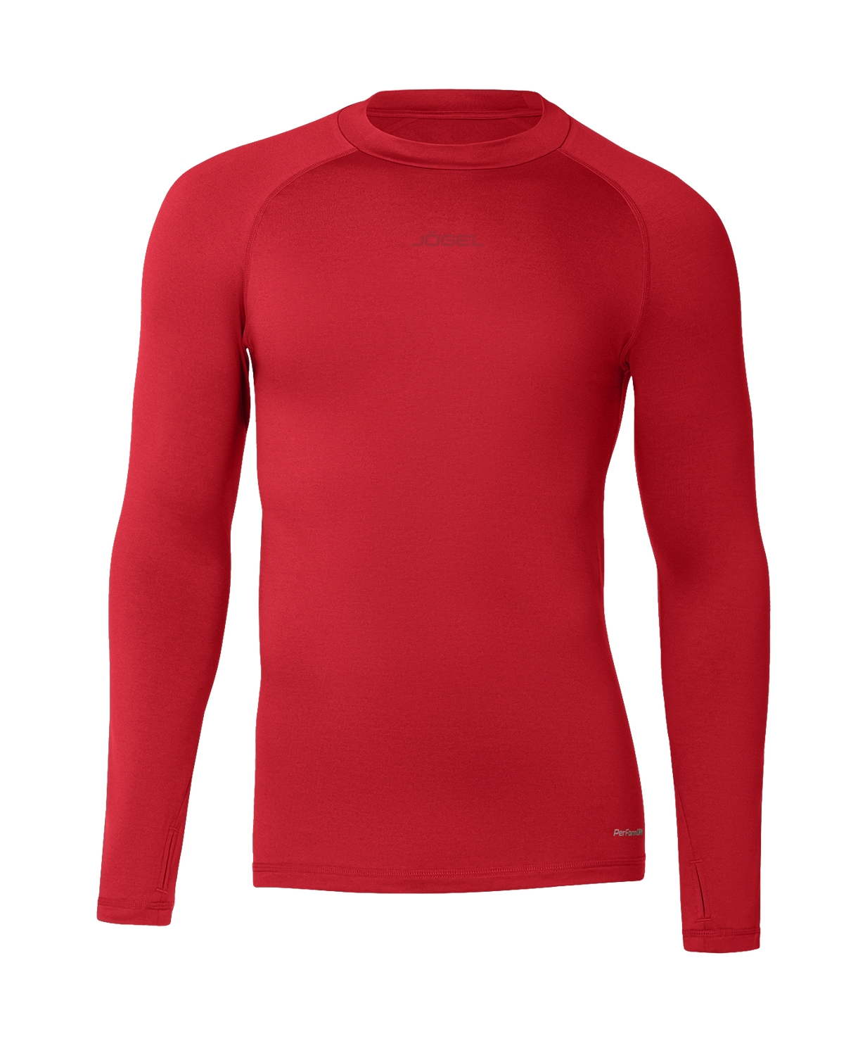 Джемпер компрессионный утепленный Jogel CAMP PerFormDRY Baselayer Top Warm, красный