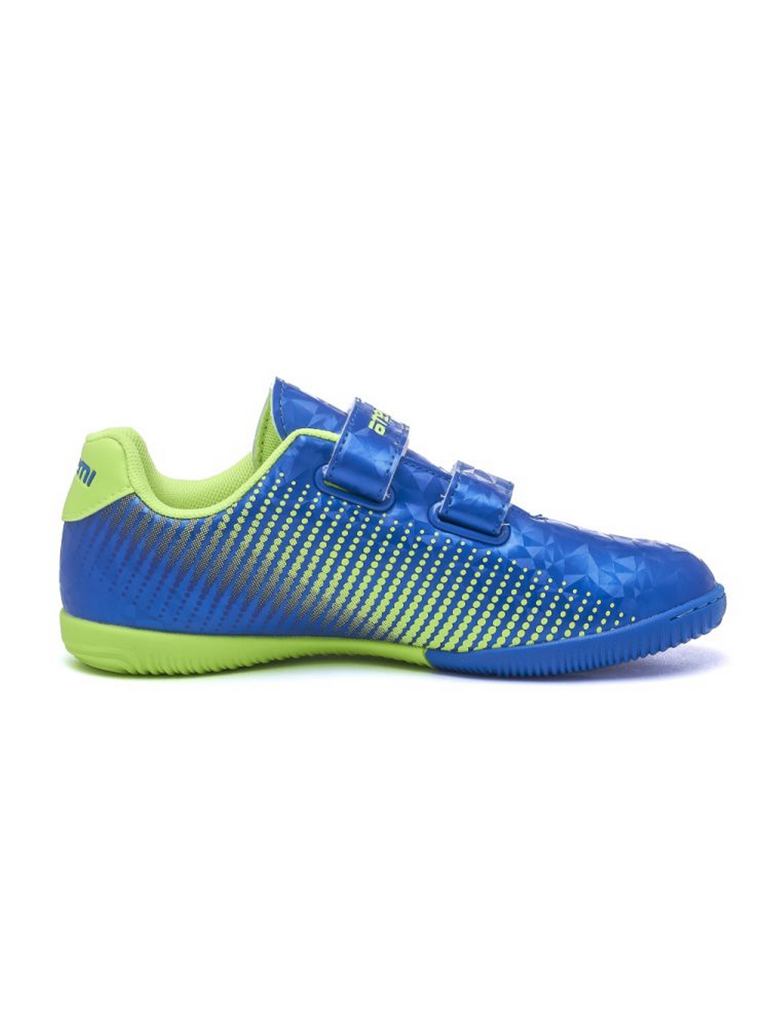 Бутсы футбольные Atemi INDOOR KIDS SBA-006 синий\ярко-салатовый